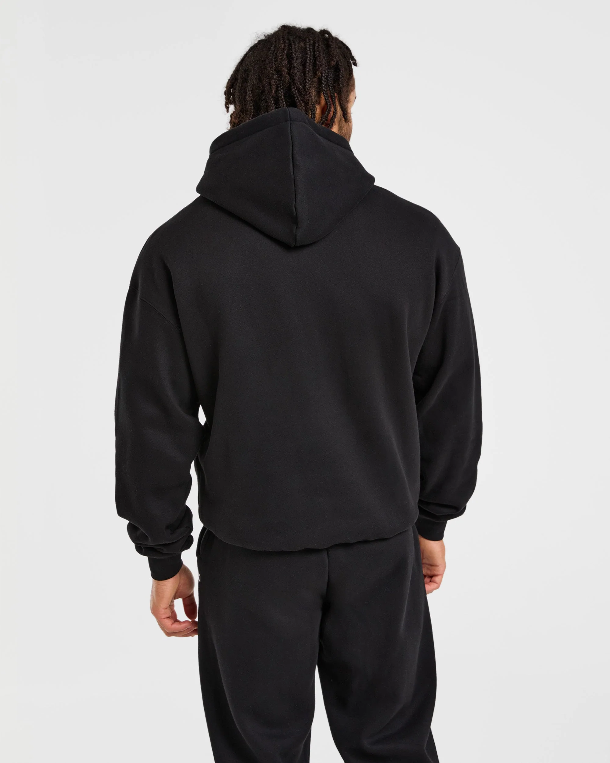 Academy Oversized Hoodie - Noir - Image 2