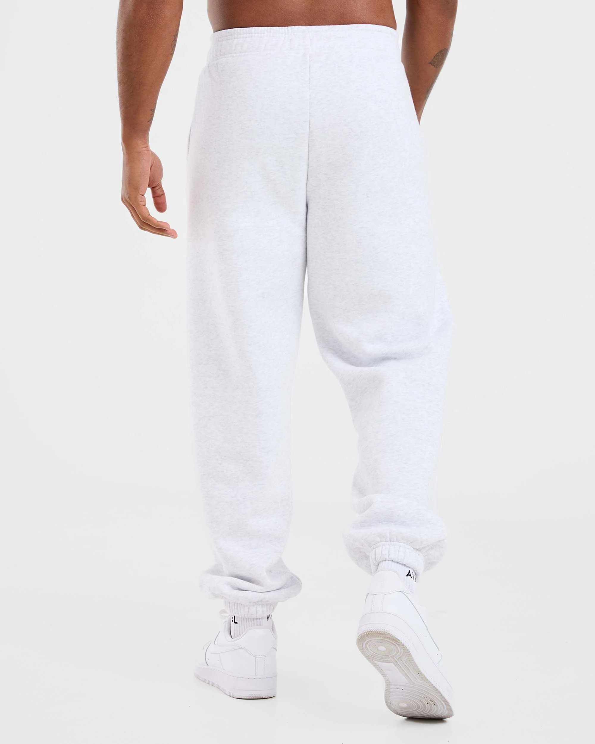 Academy Oversized Joggers - Gris Marl - Image 2