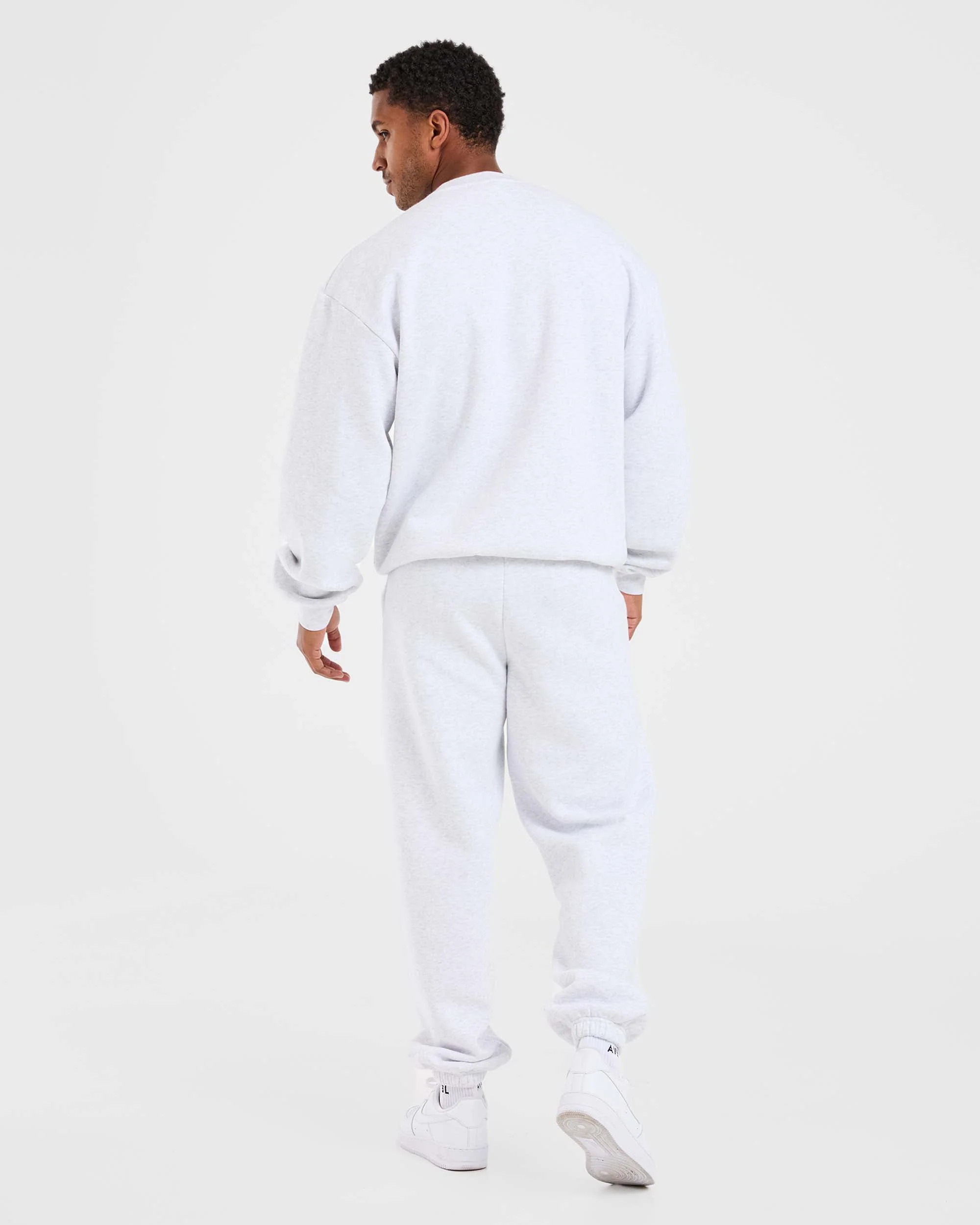 Academy Oversized Joggers - Gris Marl - Image 4