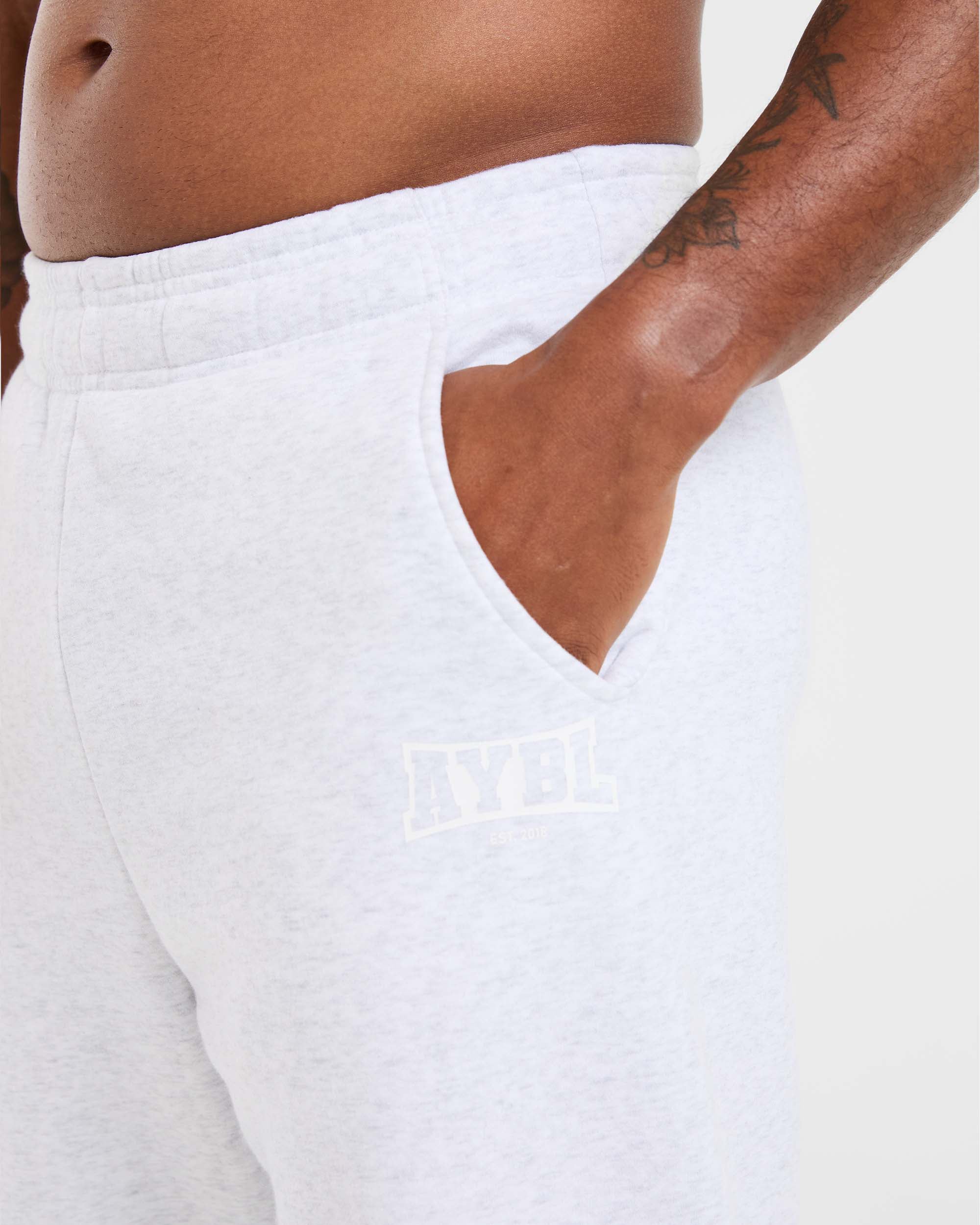 Academy Oversized Joggers - Gris Marl - Image 5