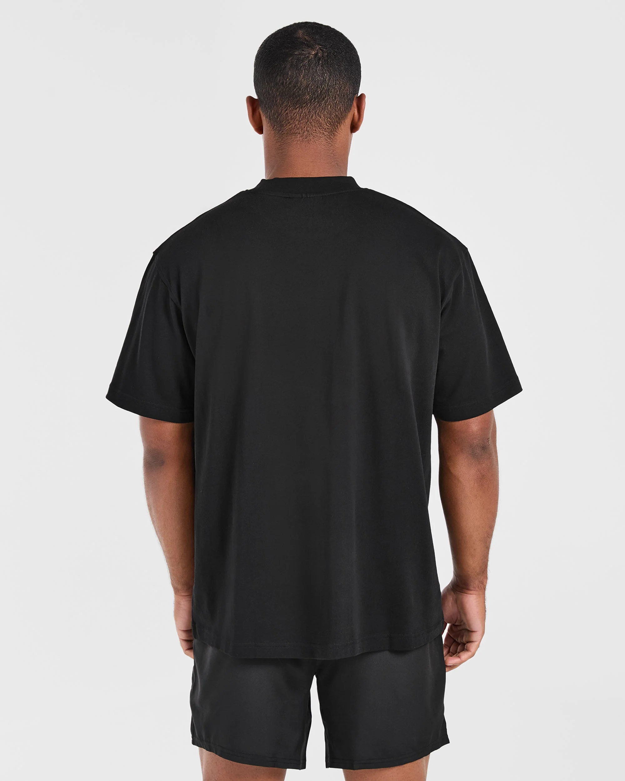 Academy Oversized T Shirt - Noir - Image 2