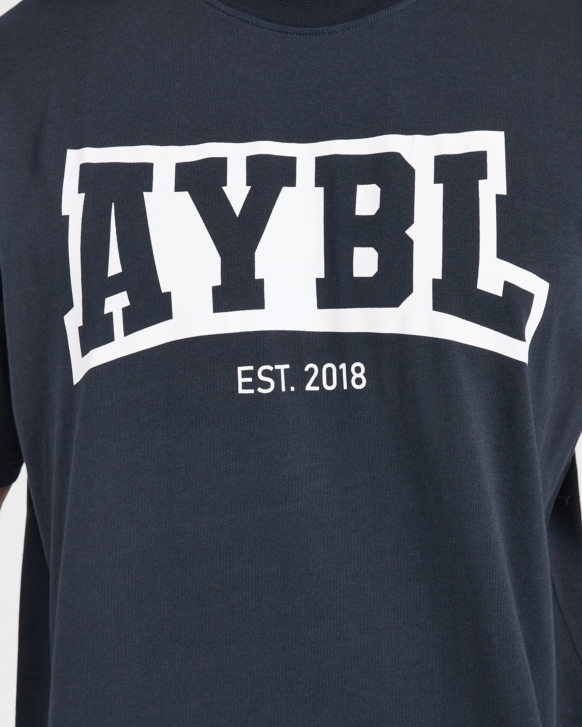 Academy Oversized T Shirt - Navy - Image 5