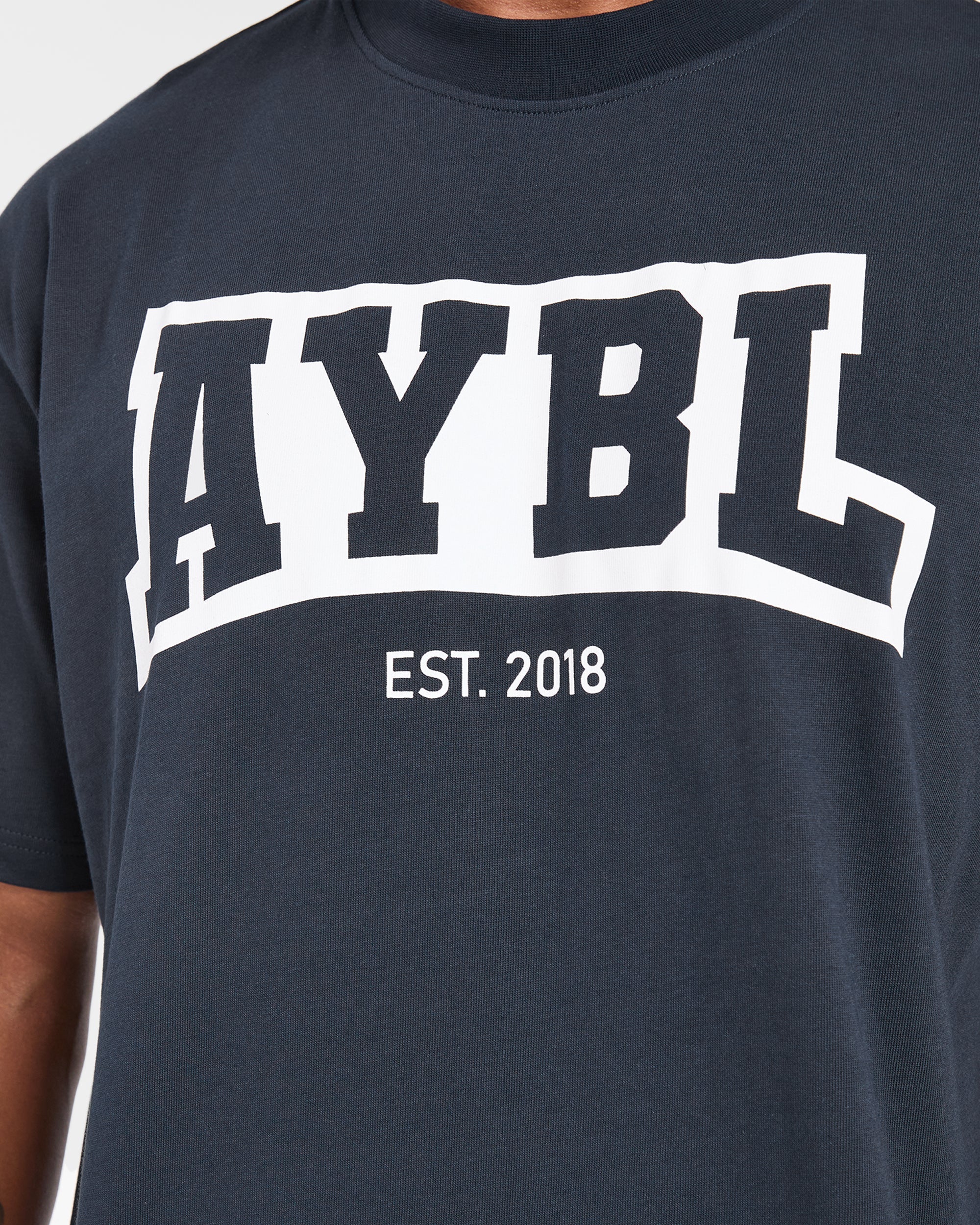 Academy Oversized T Shirt - Navy - Image 6