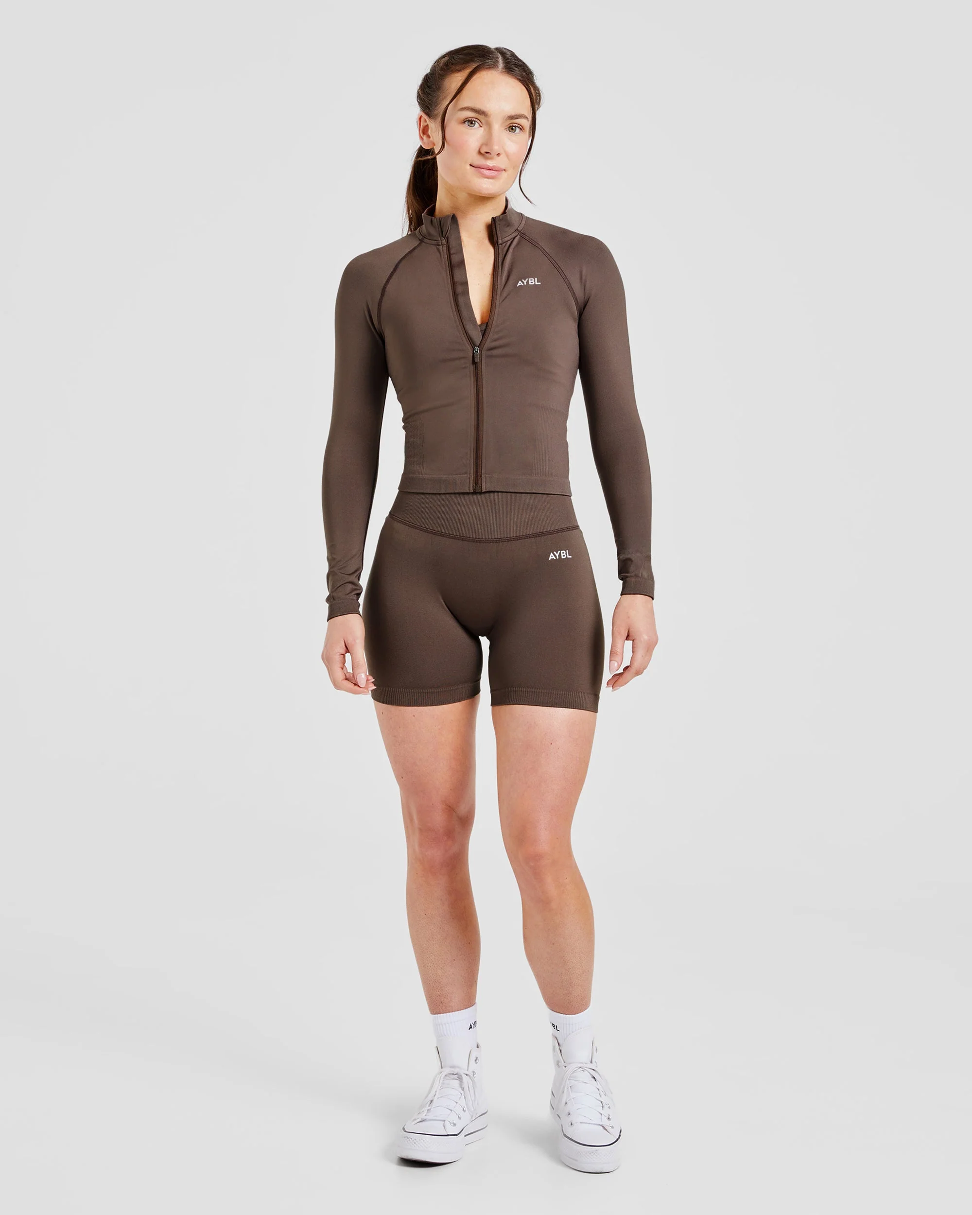 Adapt Seamless Jacket - Brun - Image 3