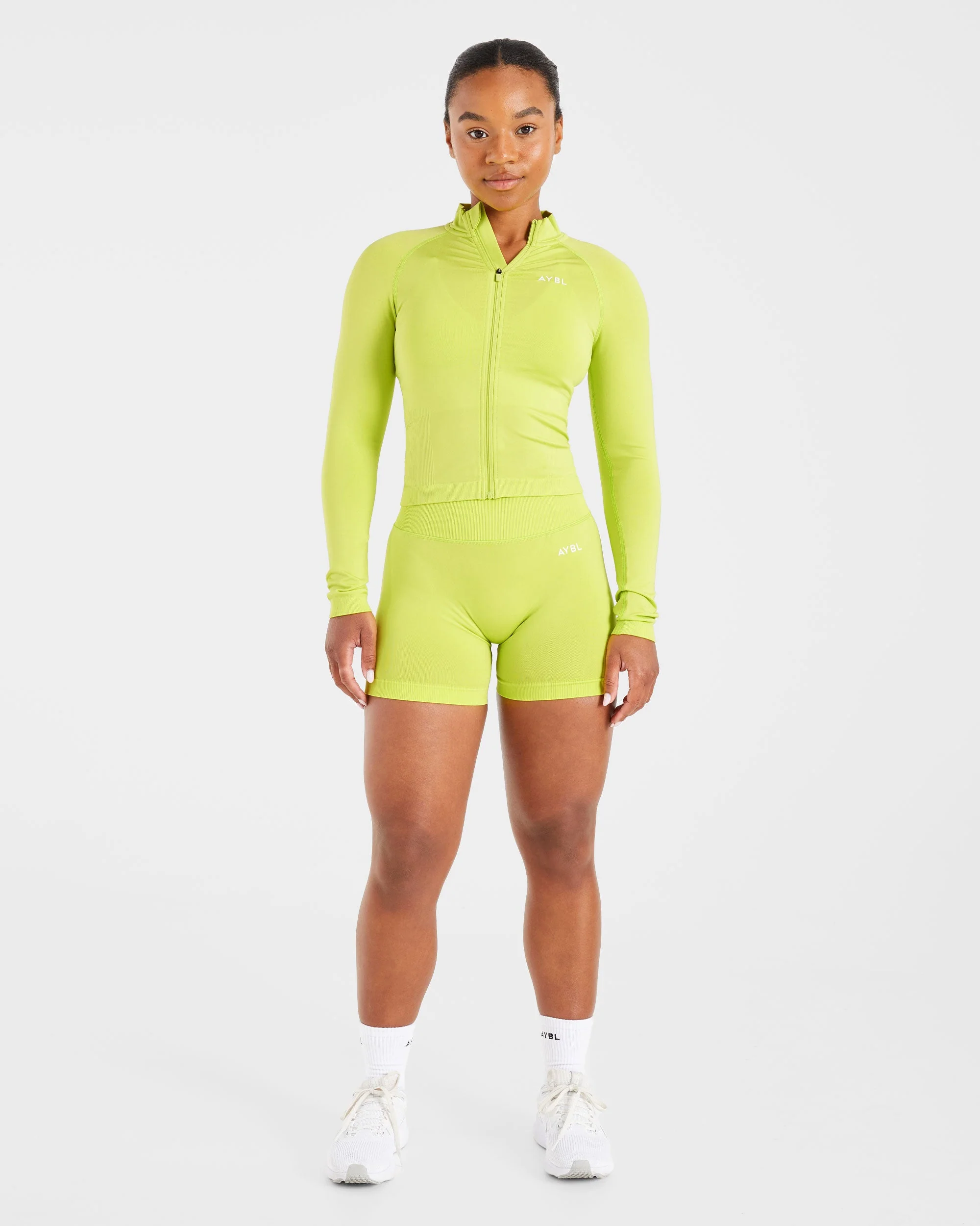Adapt Seamless Jacket - Lime Vert - Image 3