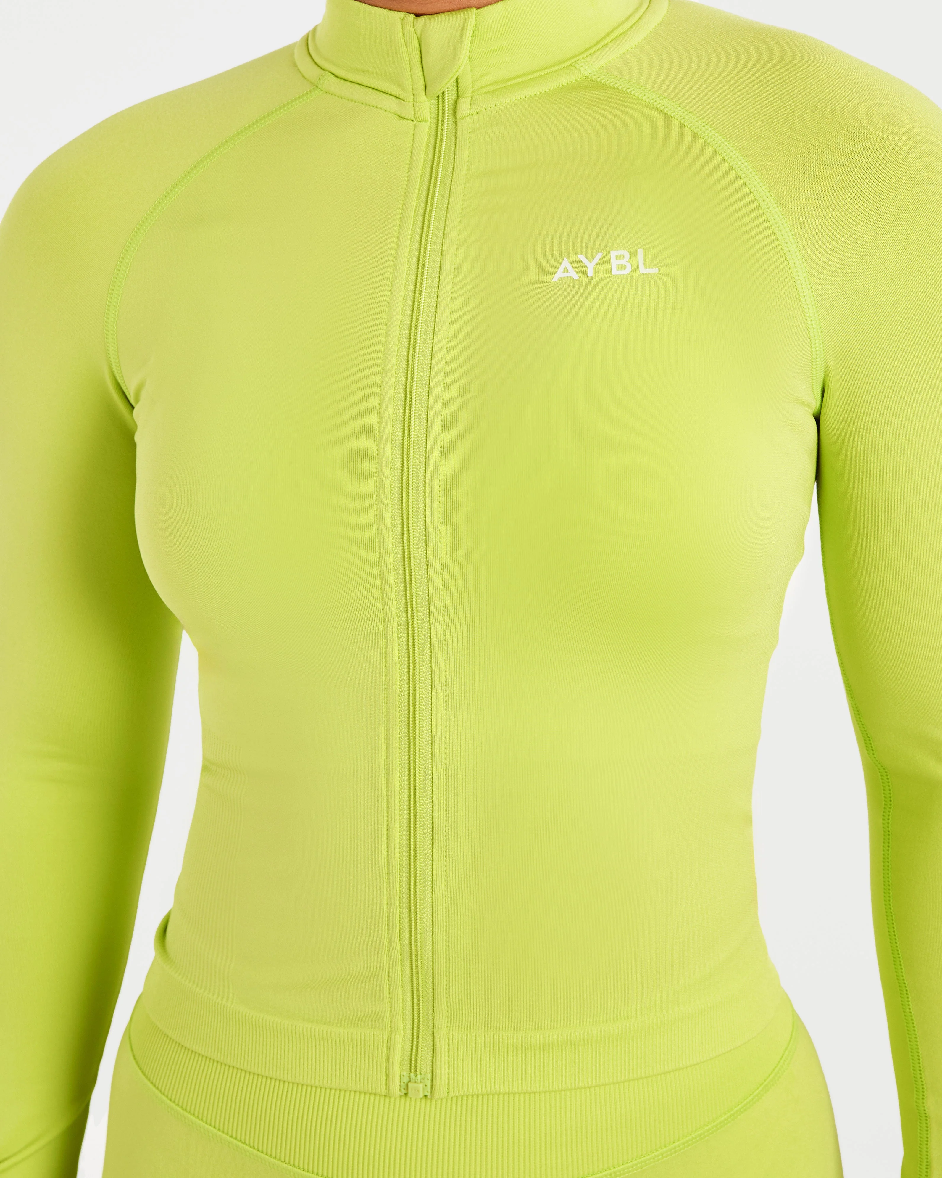 Adapt Seamless Jacket - Lime Vert - Image 5