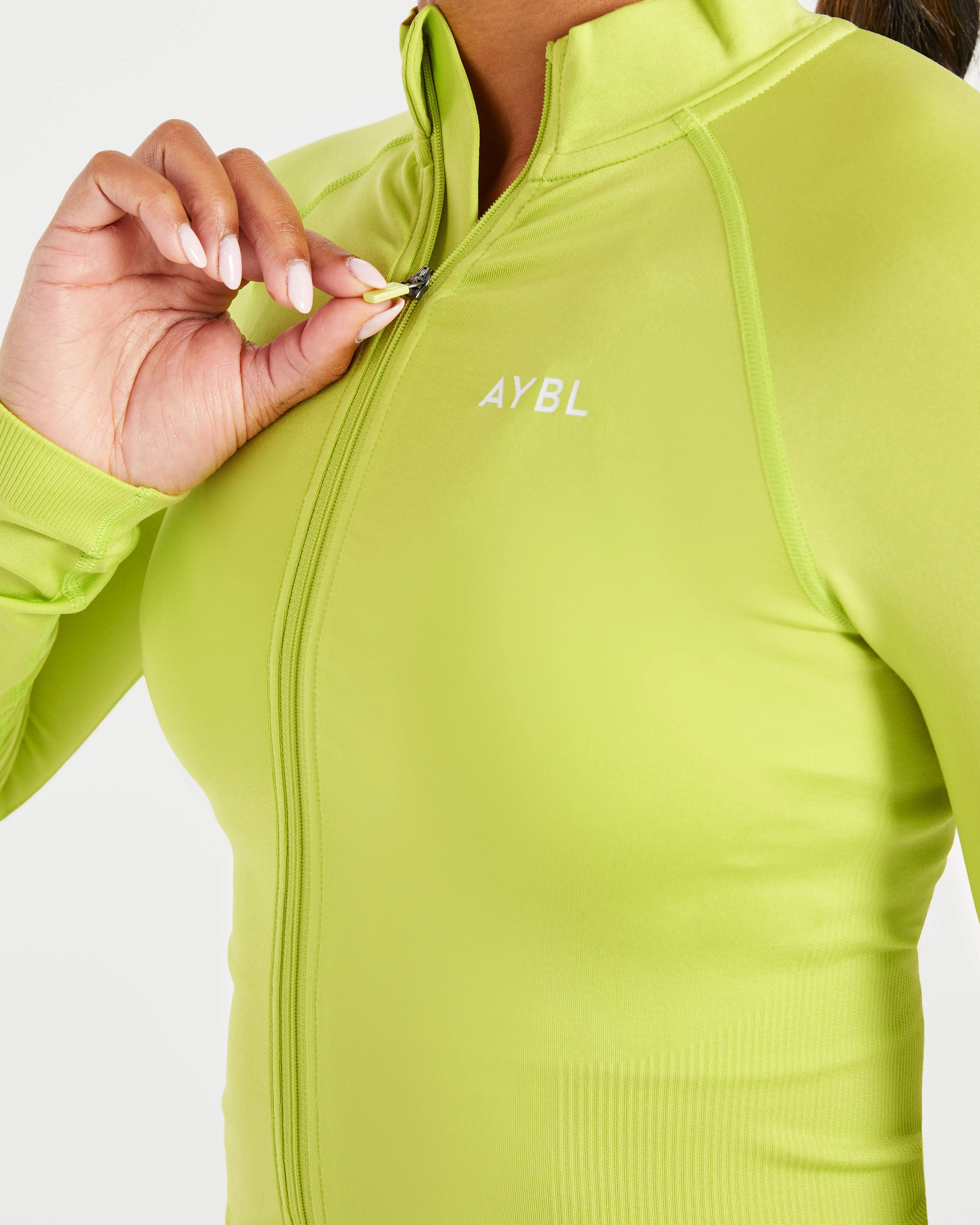 Adapt Seamless Jacket - Lime Vert - Image 6