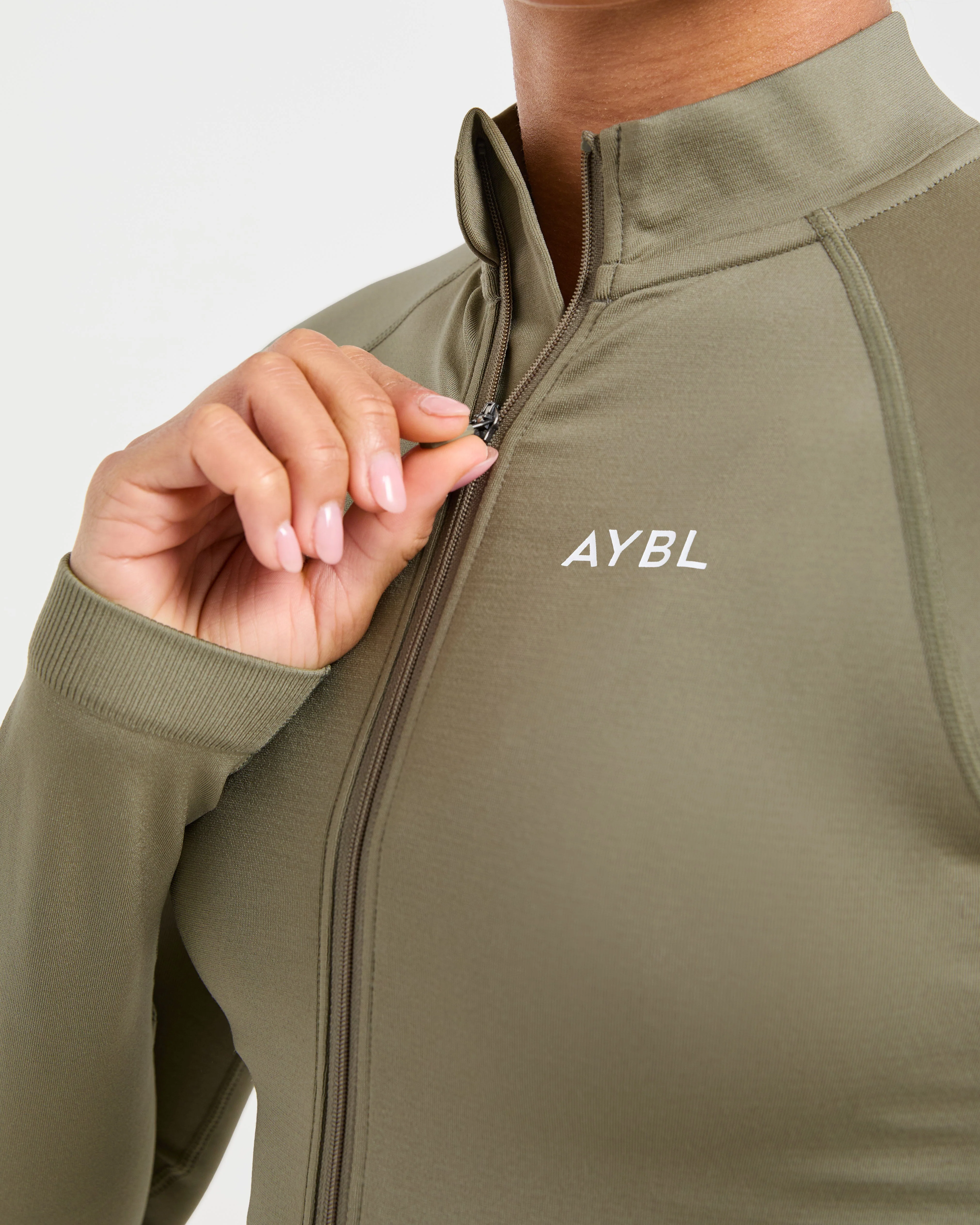 Adapt Seamless Jacket - Muted Olive - Image 5