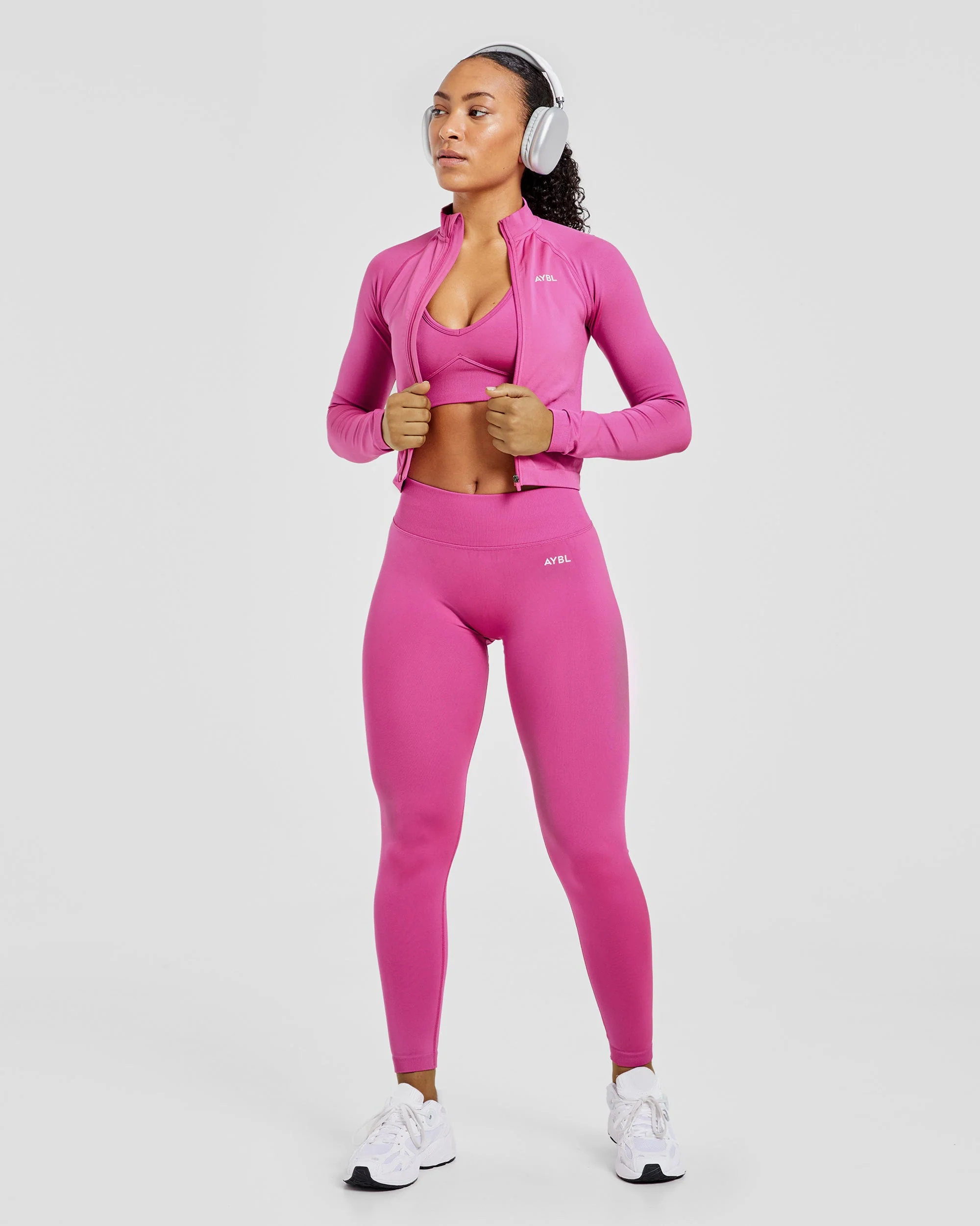 Adapt Seamless Jacket - Rose - Image 7