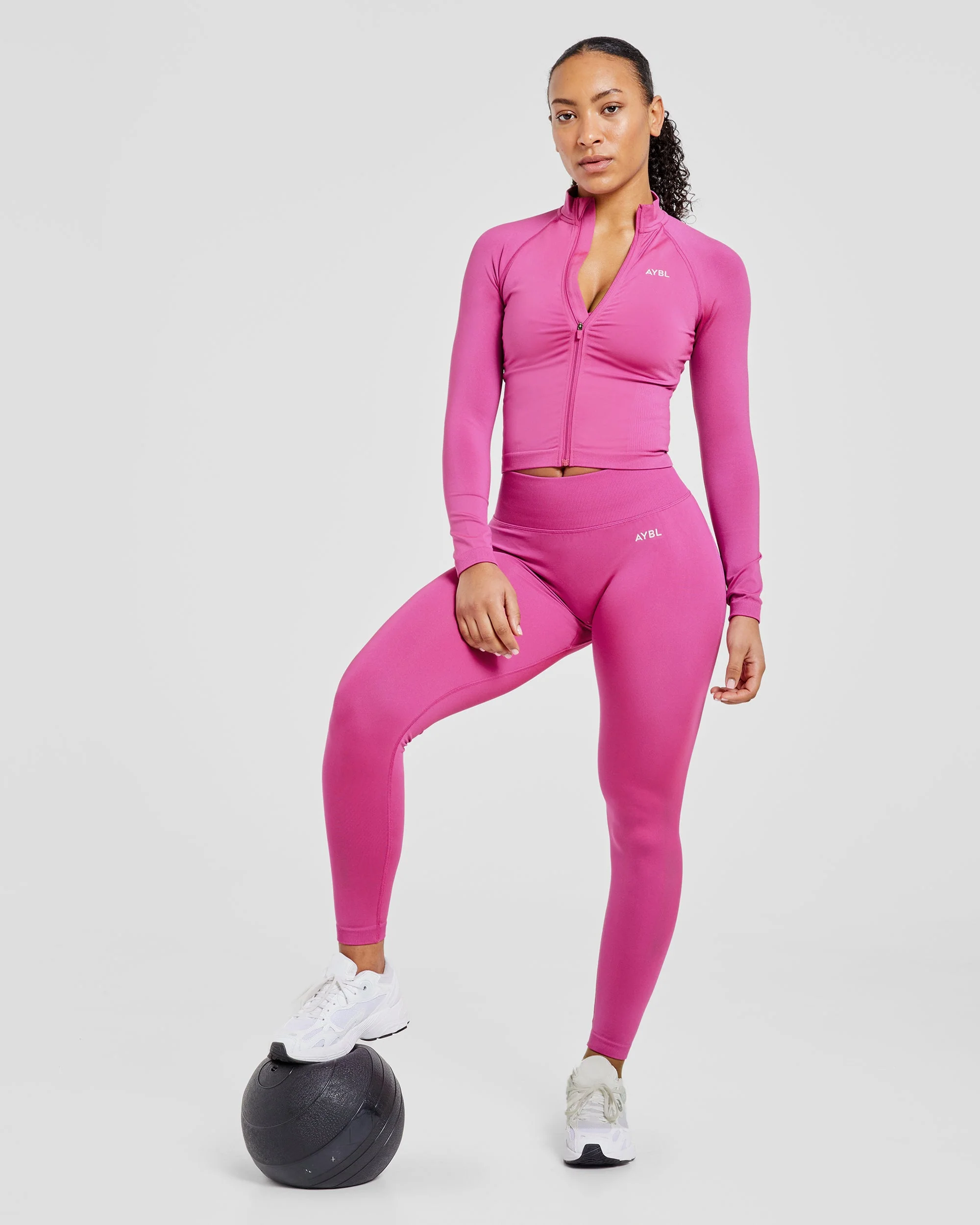 Adapt Seamless Jacket - Rose - Image 8