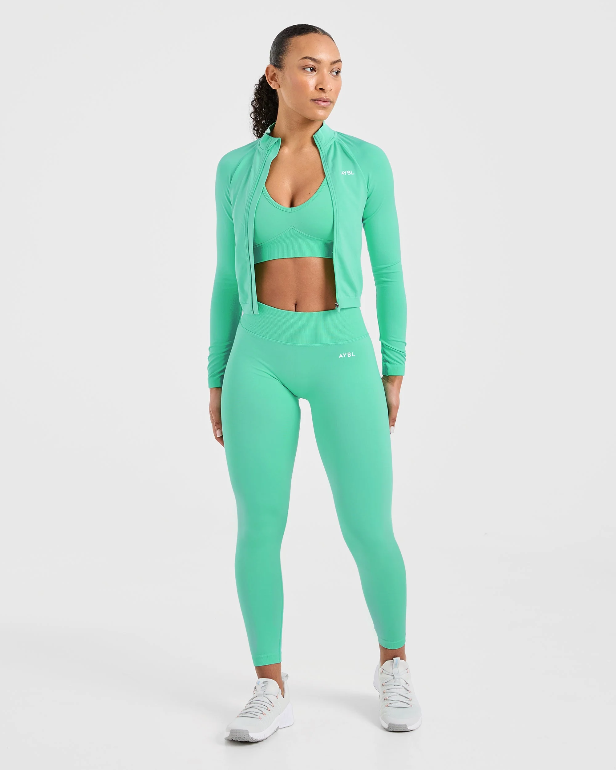 Adapt Seamless Jacket - Spring Mint - Image 3