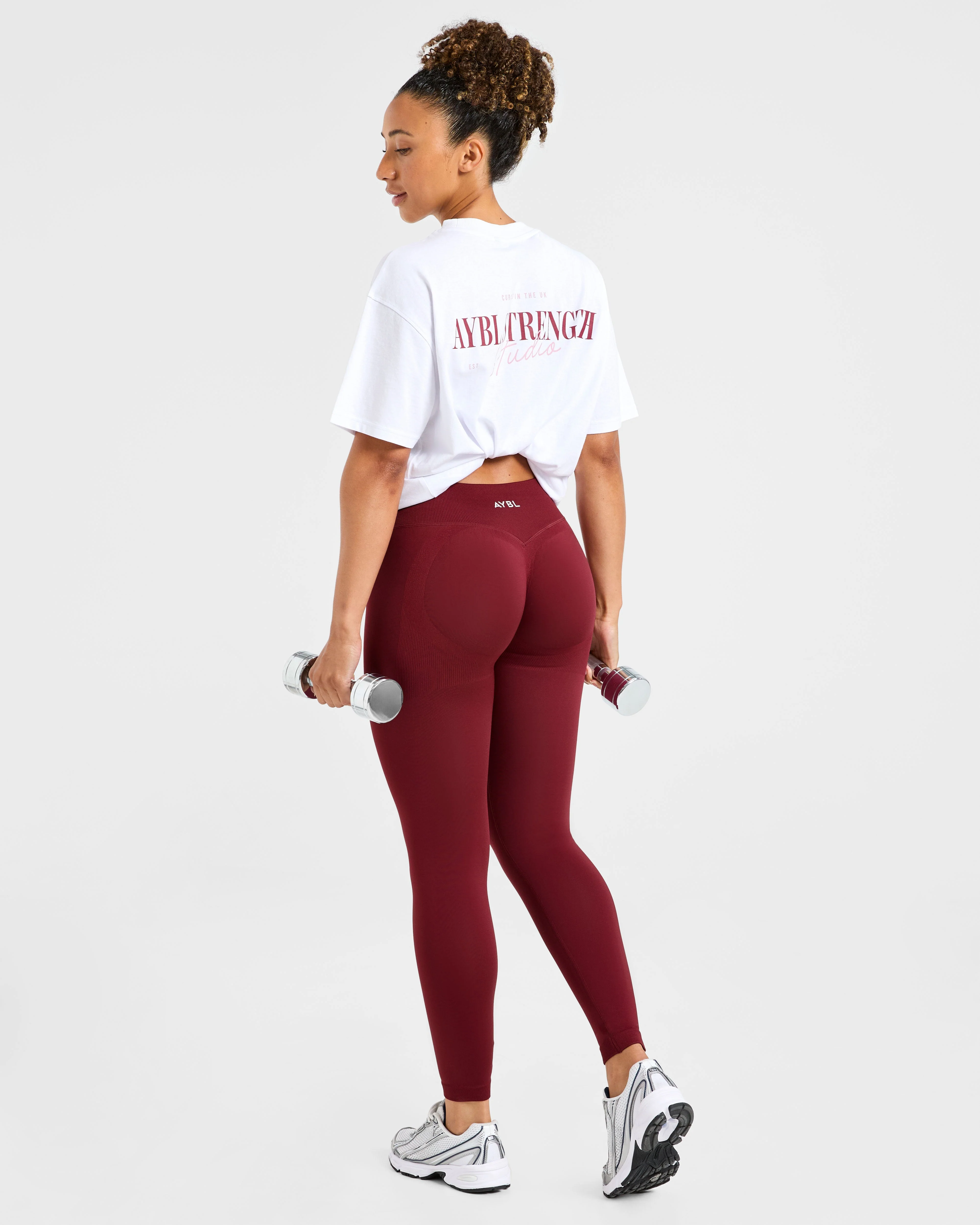 Adapt Seamless Leggings - Autumn Rouge - Image 8