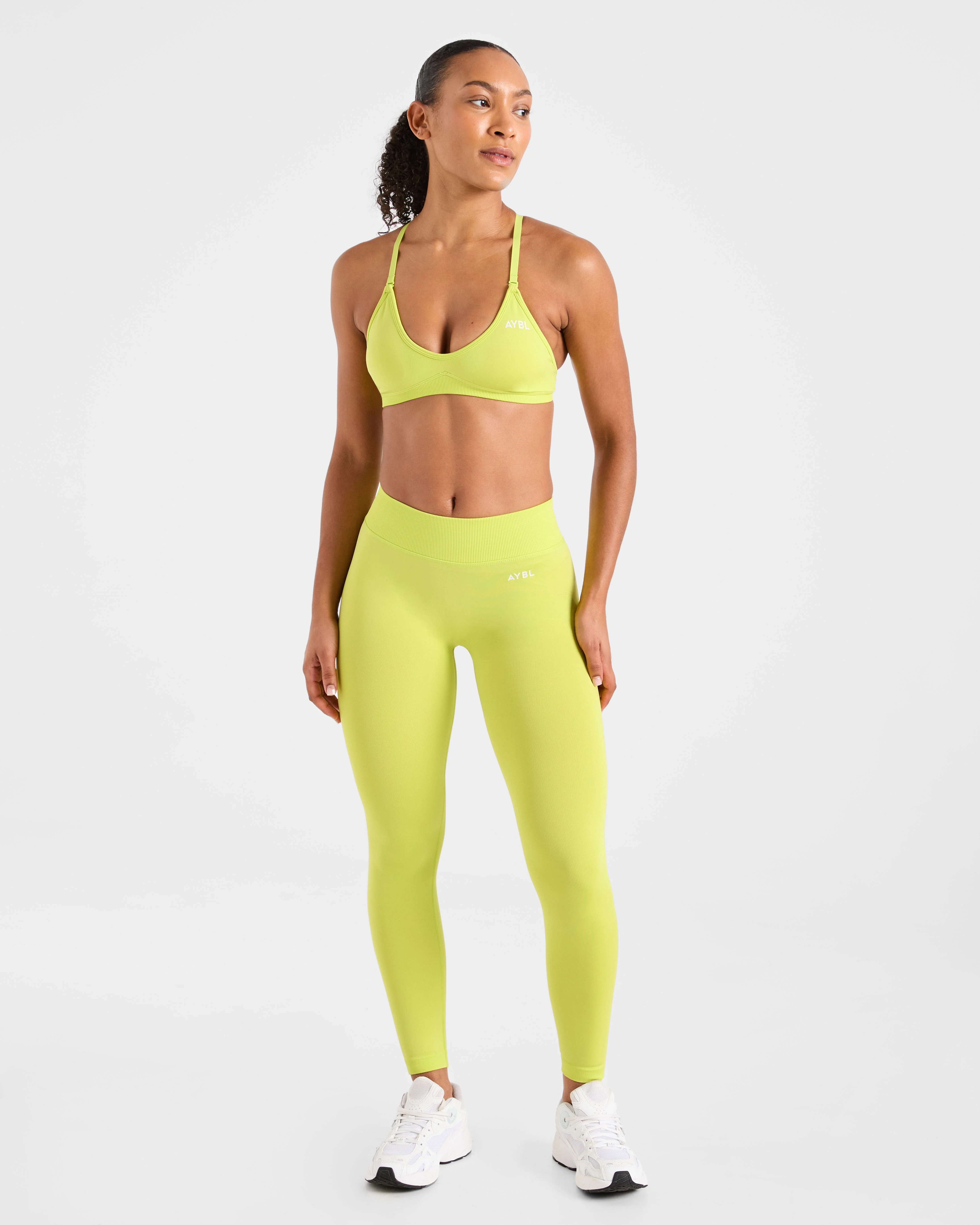 Adapt Seamless Leggings - Lime Vert - Image 3
