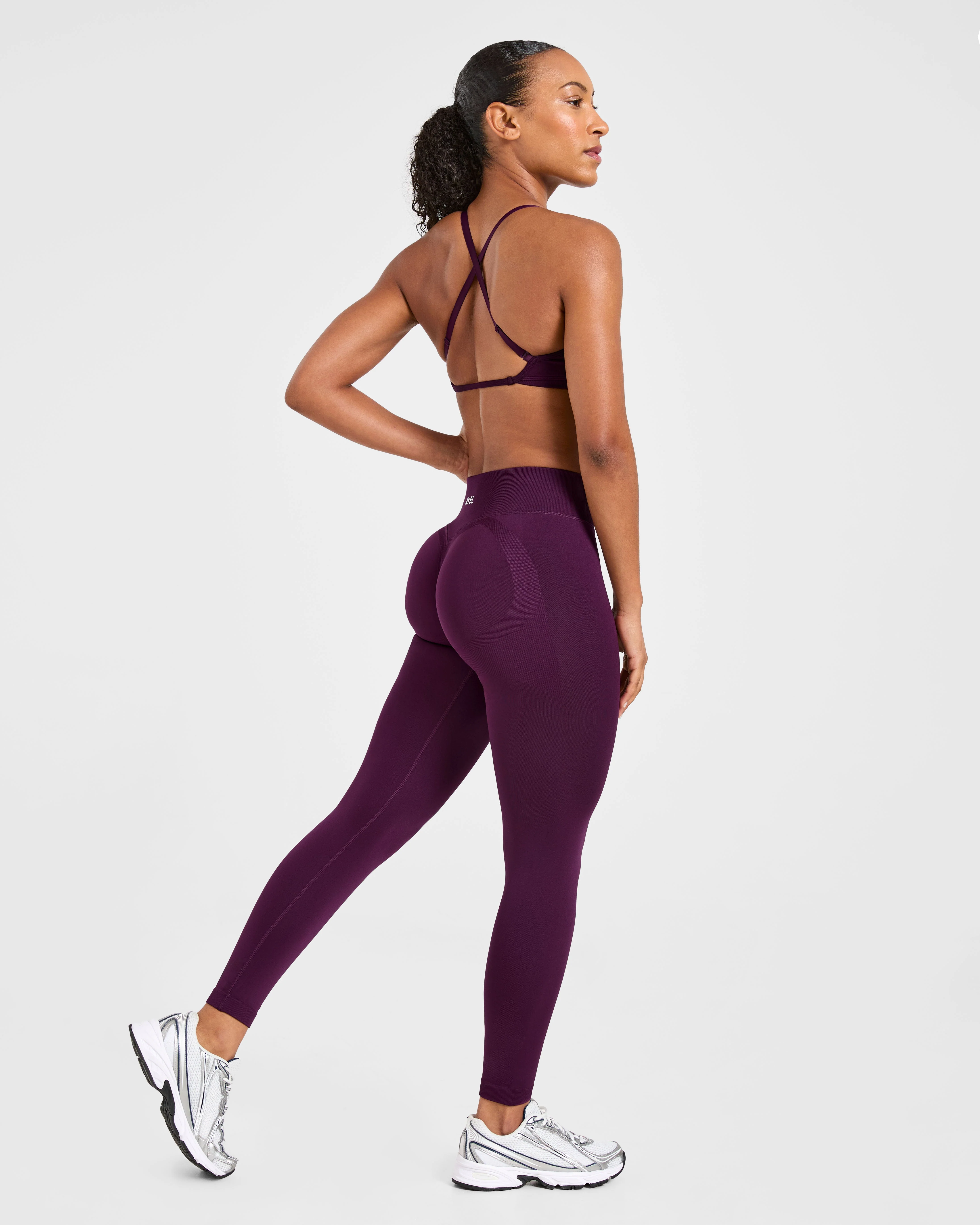 Adapt Seamless Leggings - Midnight Plum - Image 4