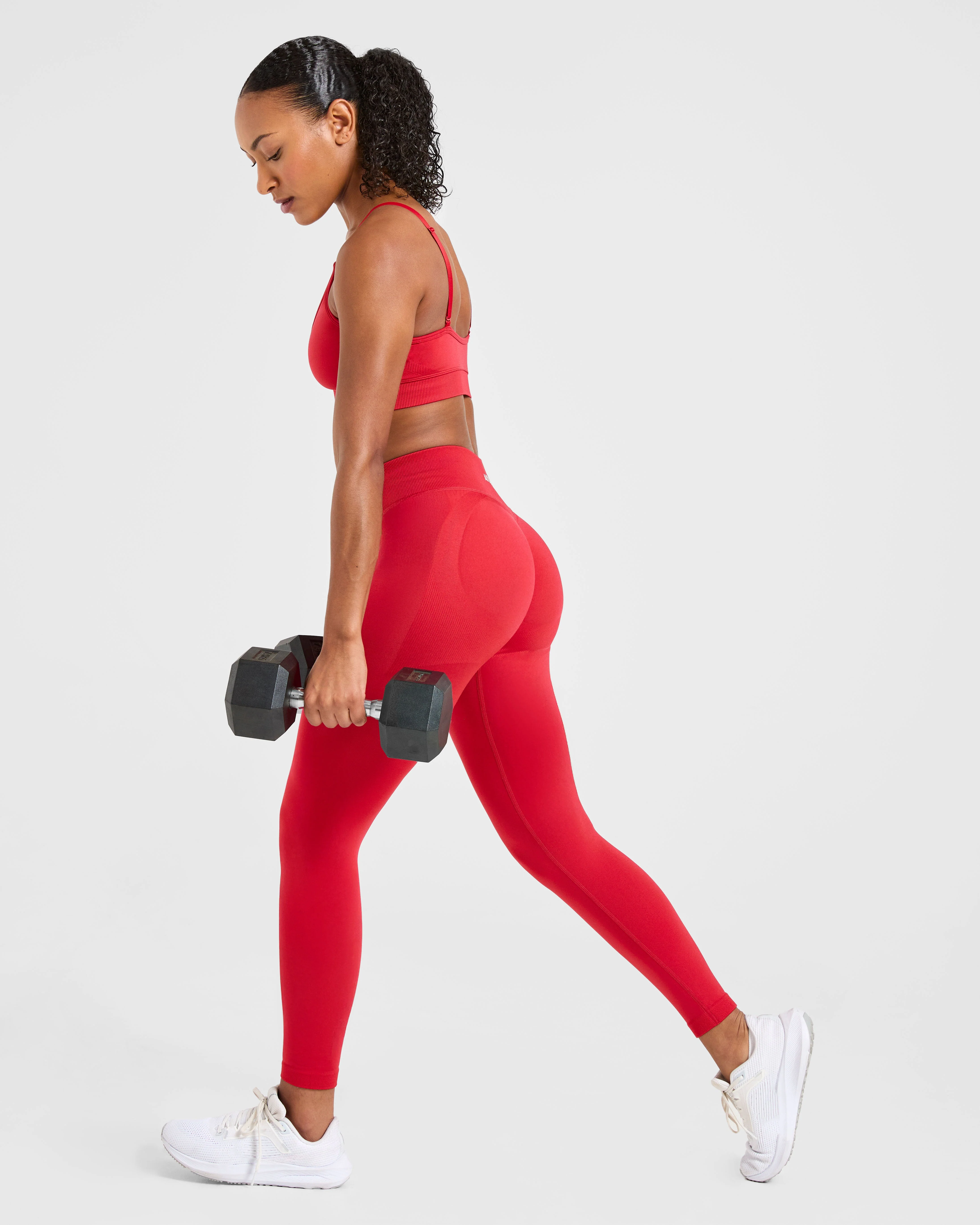 Adapt Seamless Leggings - Salsa Rouge - Image 7