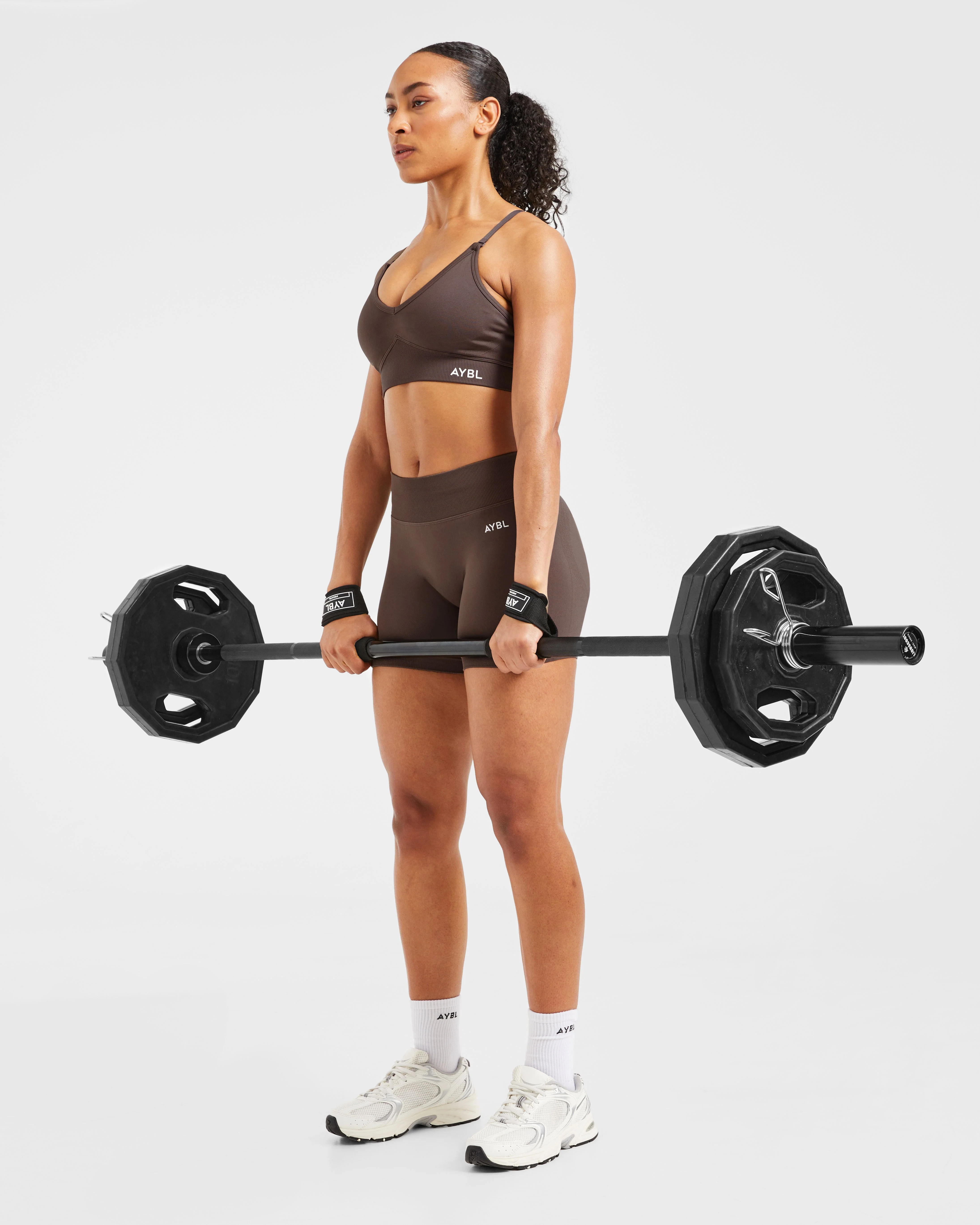 Adapt Seamless Shorts | 4.5" - Brun - Image 8