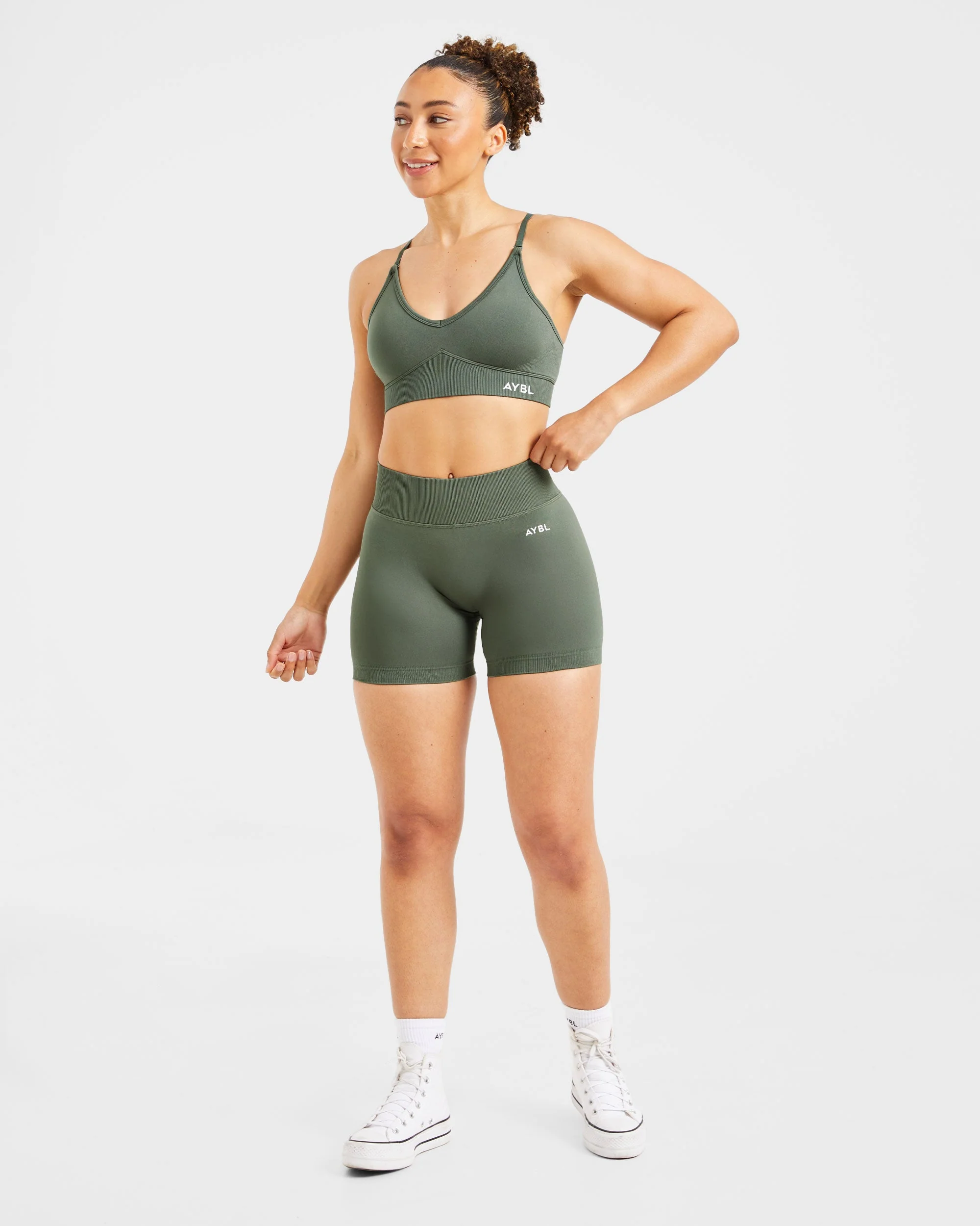 Adapt Seamless Shorts | 4.5" - Vert - Image 3