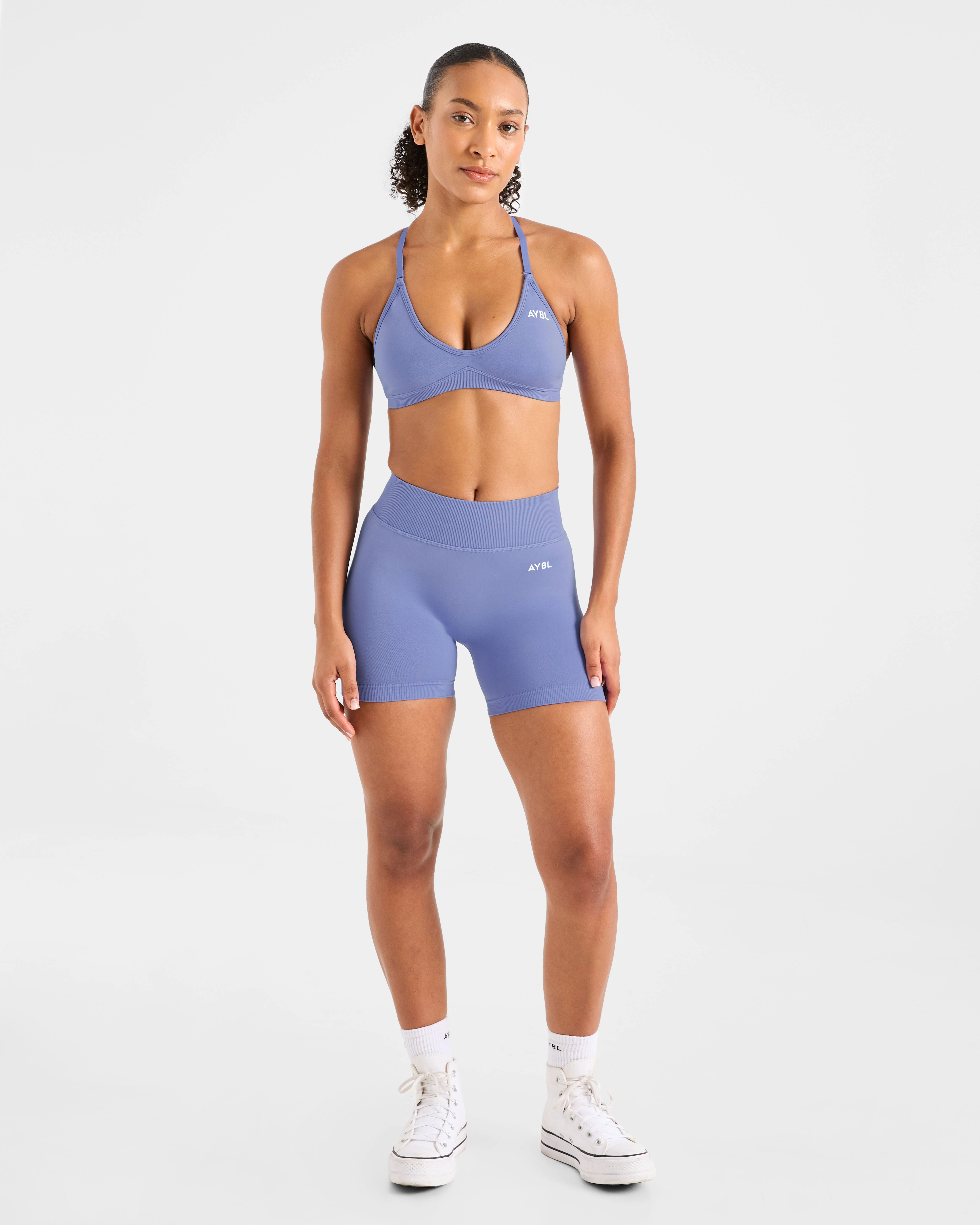 Adapt Seamless Shorts | 4.5" - Iris Bleu - Image 3