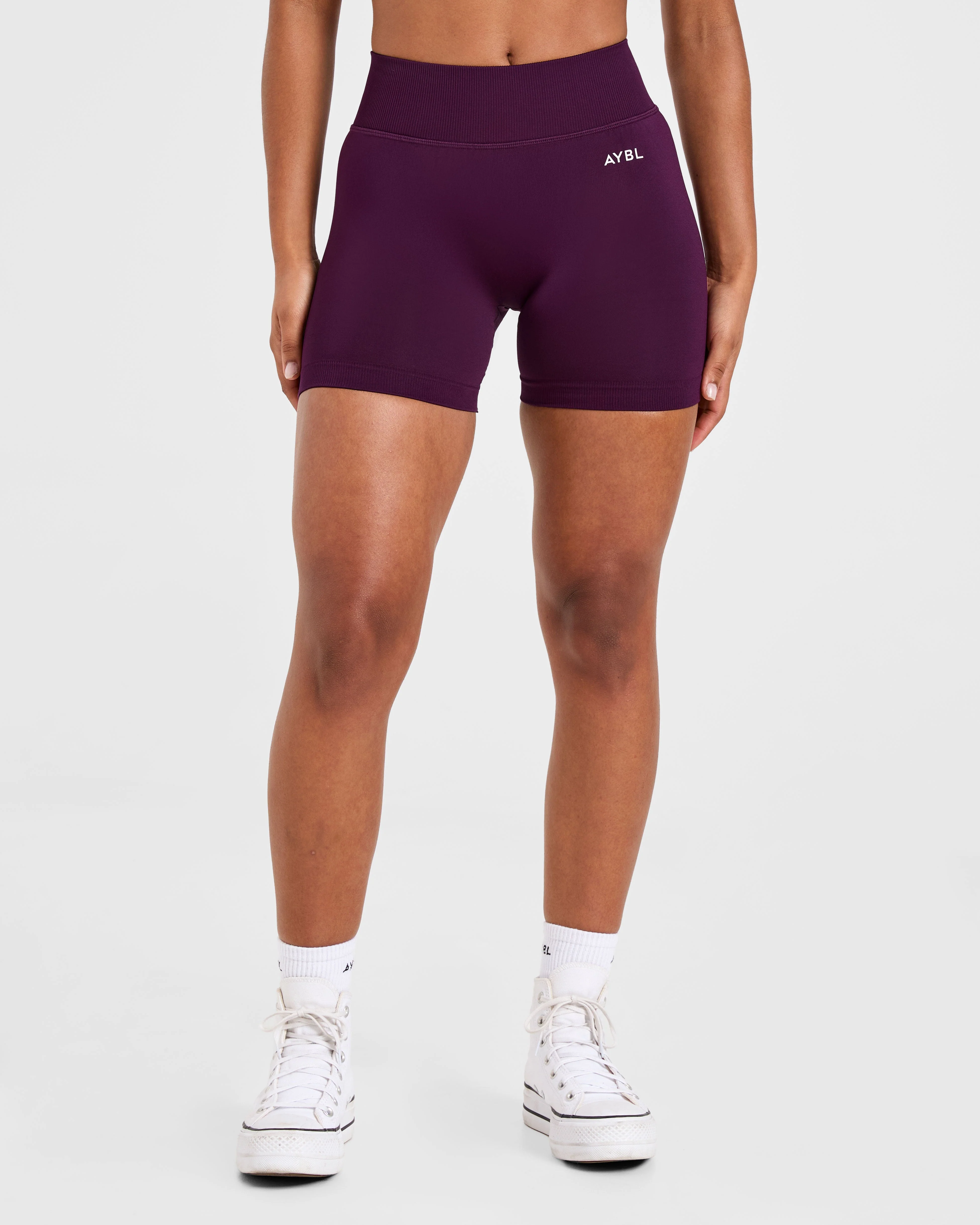 Adapt Seamless Shorts | 4.5" - Midnight Plum - Image 2