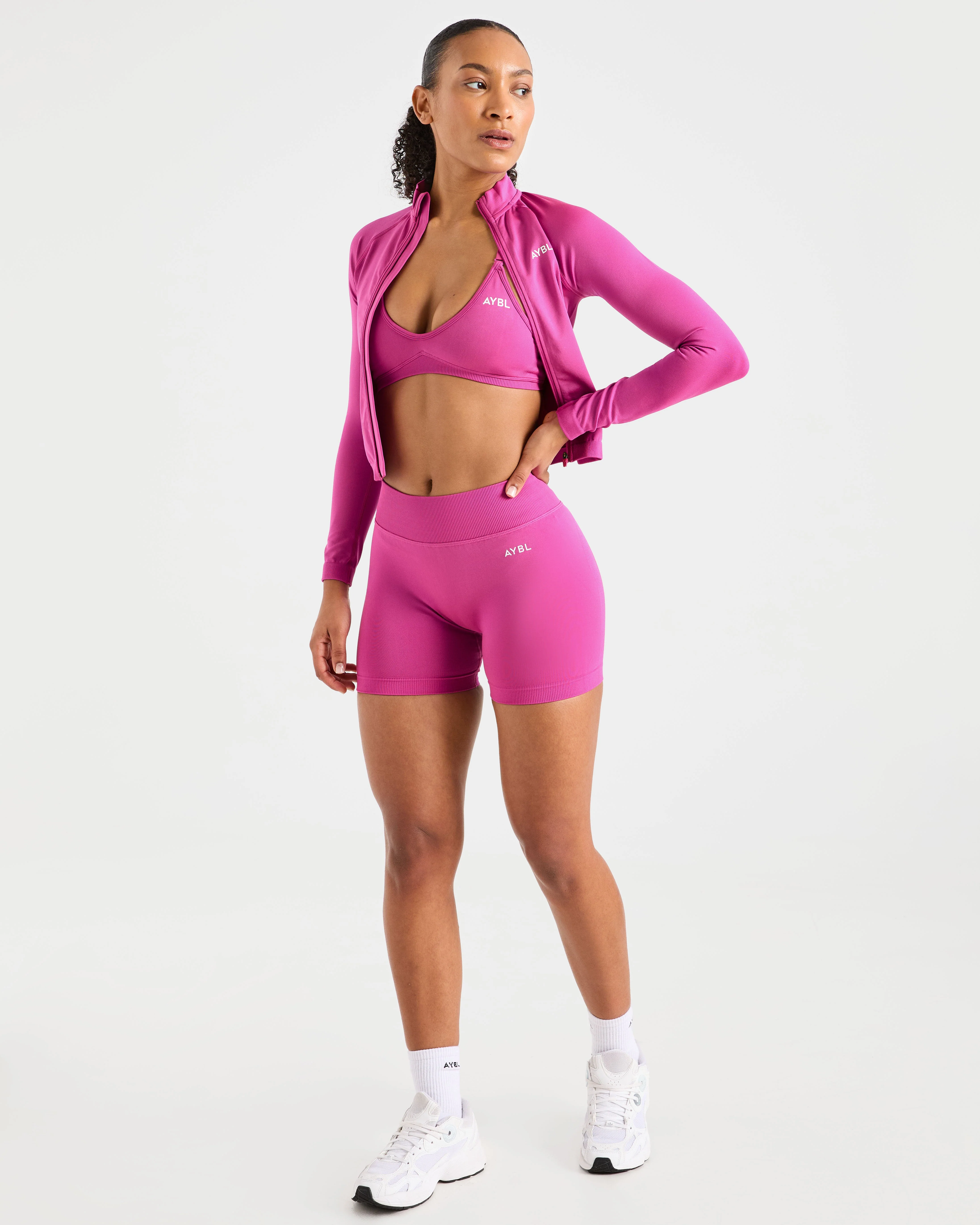 Adapt Seamless Shorts | 4.5" - Rose - Image 7