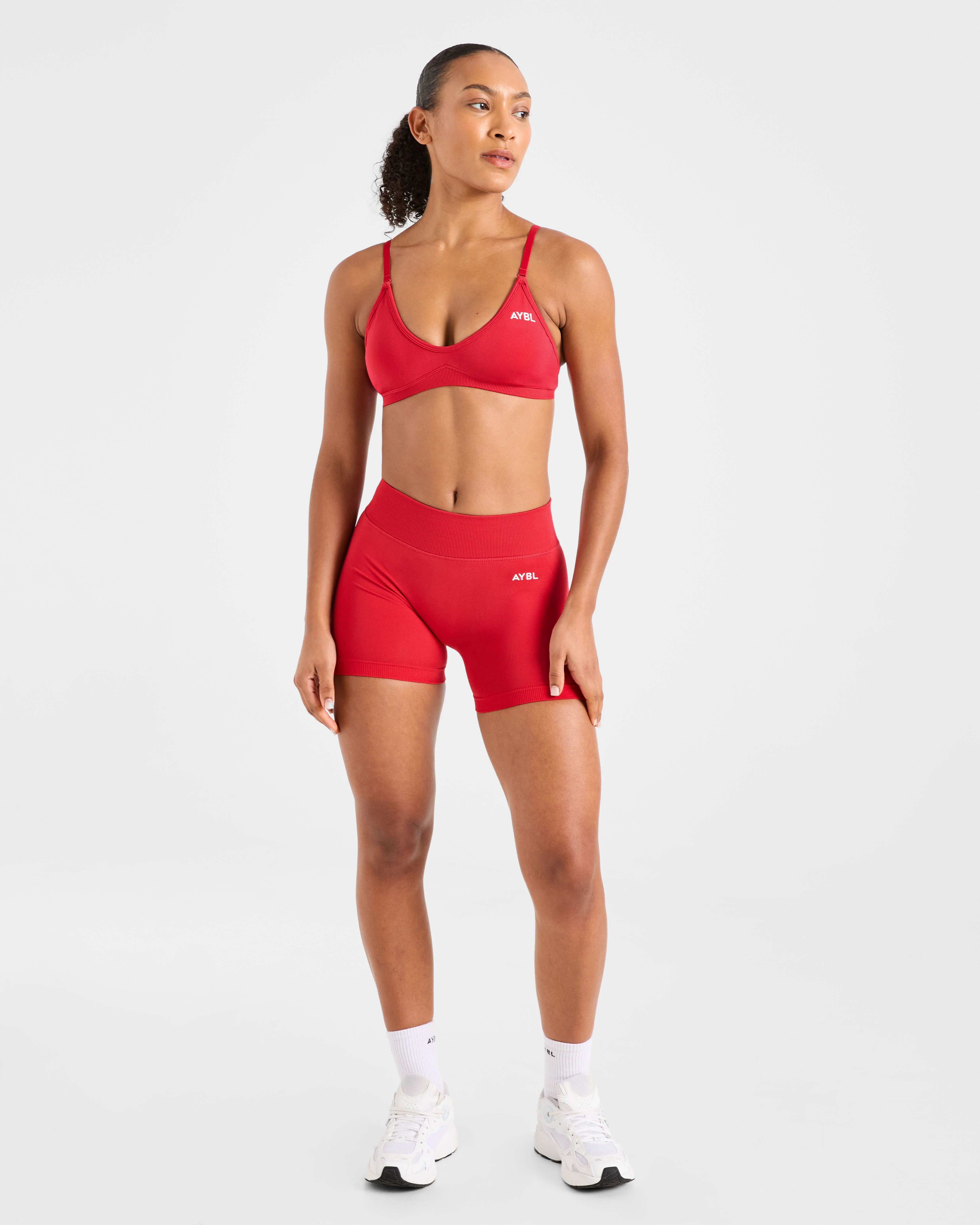 Adapt Seamless Shorts | 4.5" - Salsa Rouge - Image 3