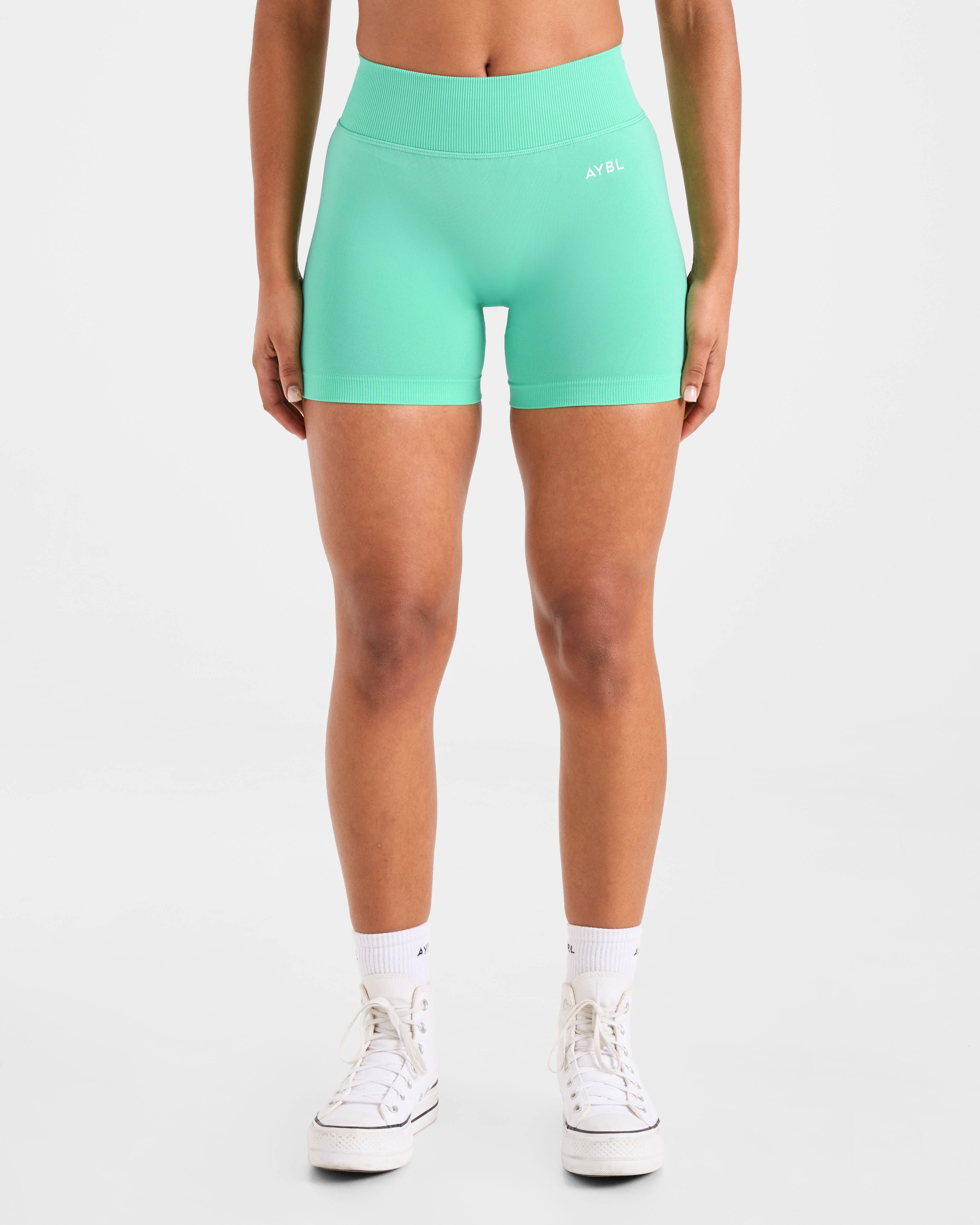 Adapt Seamless Shorts | 4.5" - Spring Mint - Image 2