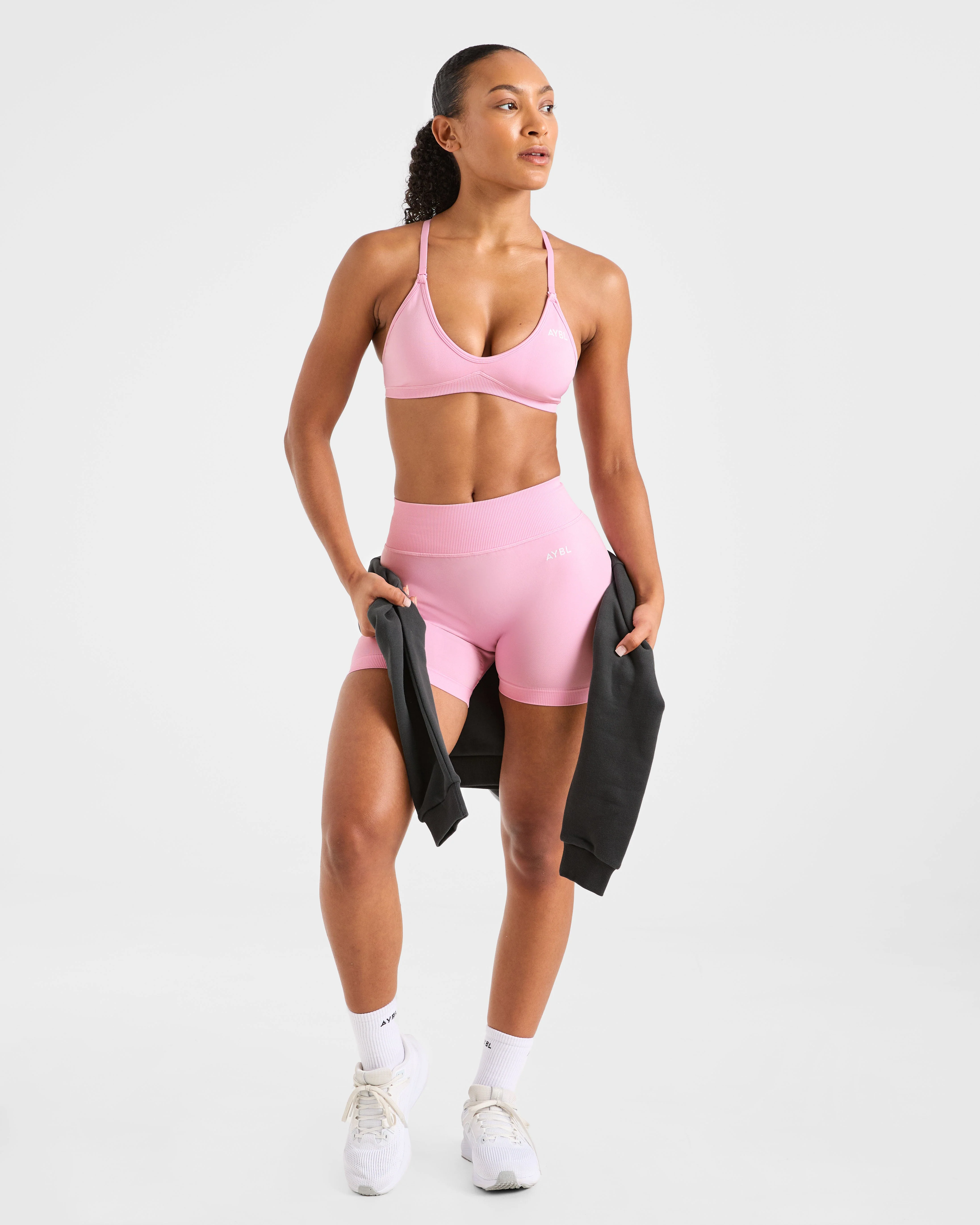 Adapt Seamless Shorts | 4.5" - Spring Rose - Image 7
