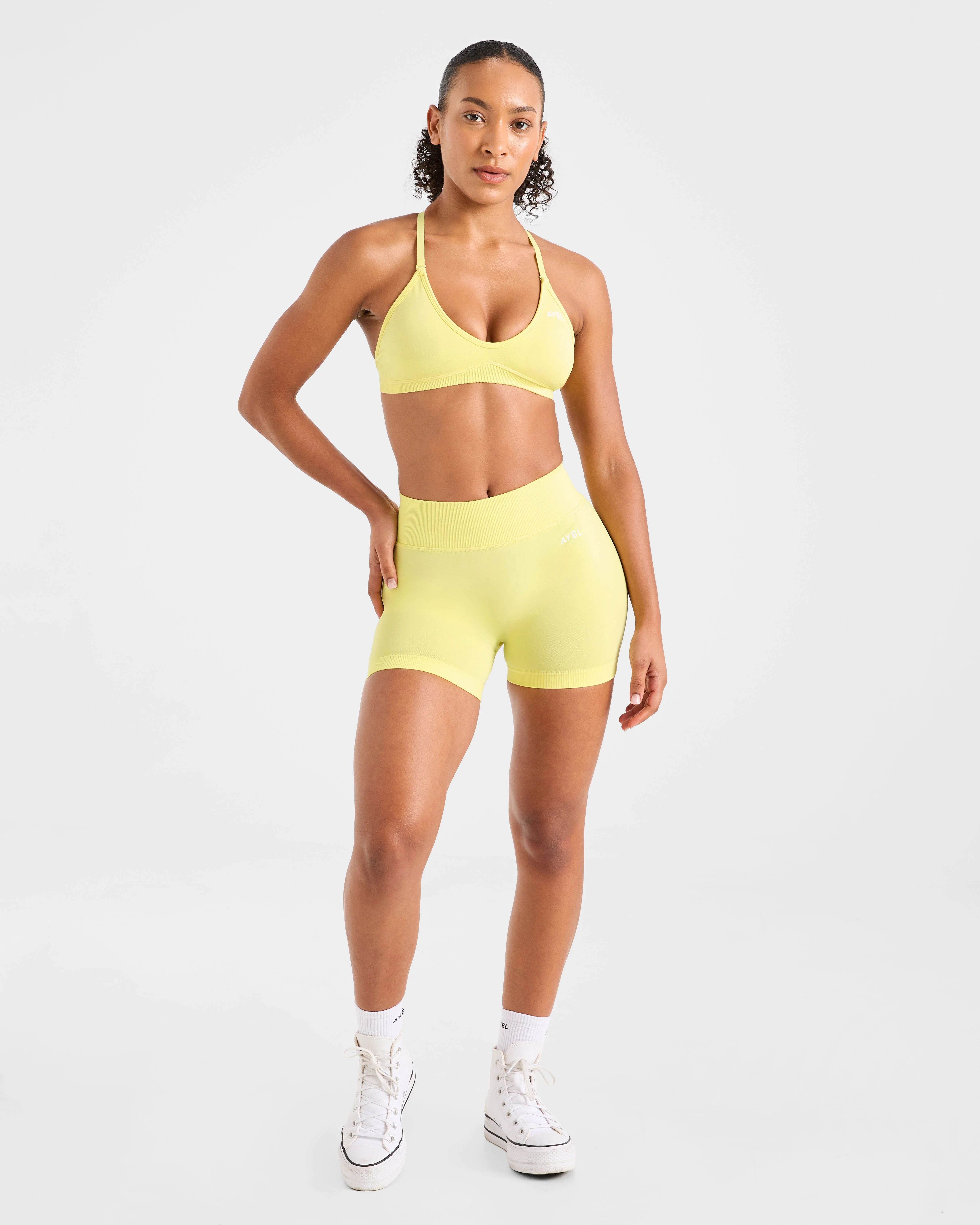 Adapt Seamless Shorts | 4.5" - Spring Jaune - Image 3