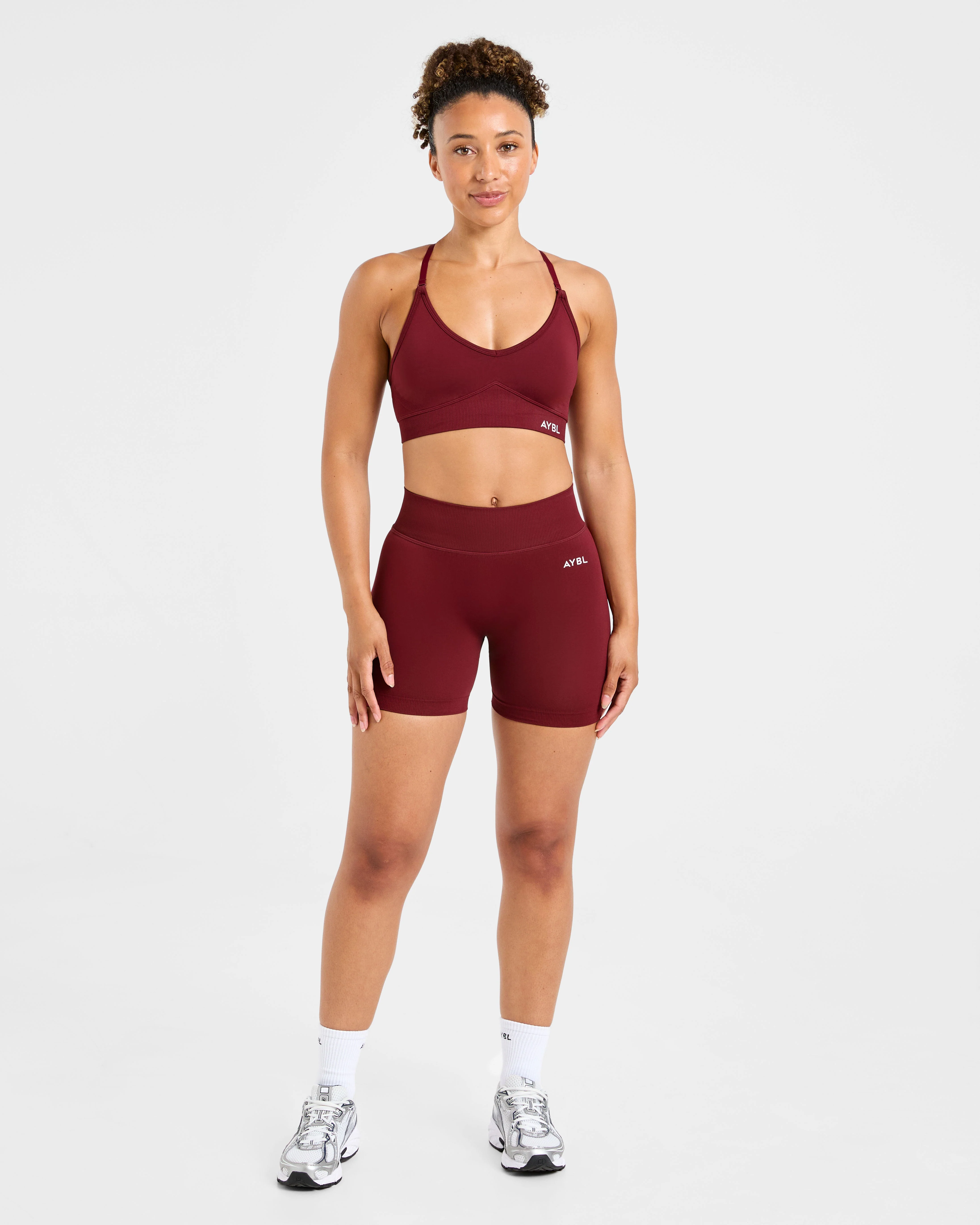 Adapt Seamless Sports Bra - Autumn Rouge - Image 3