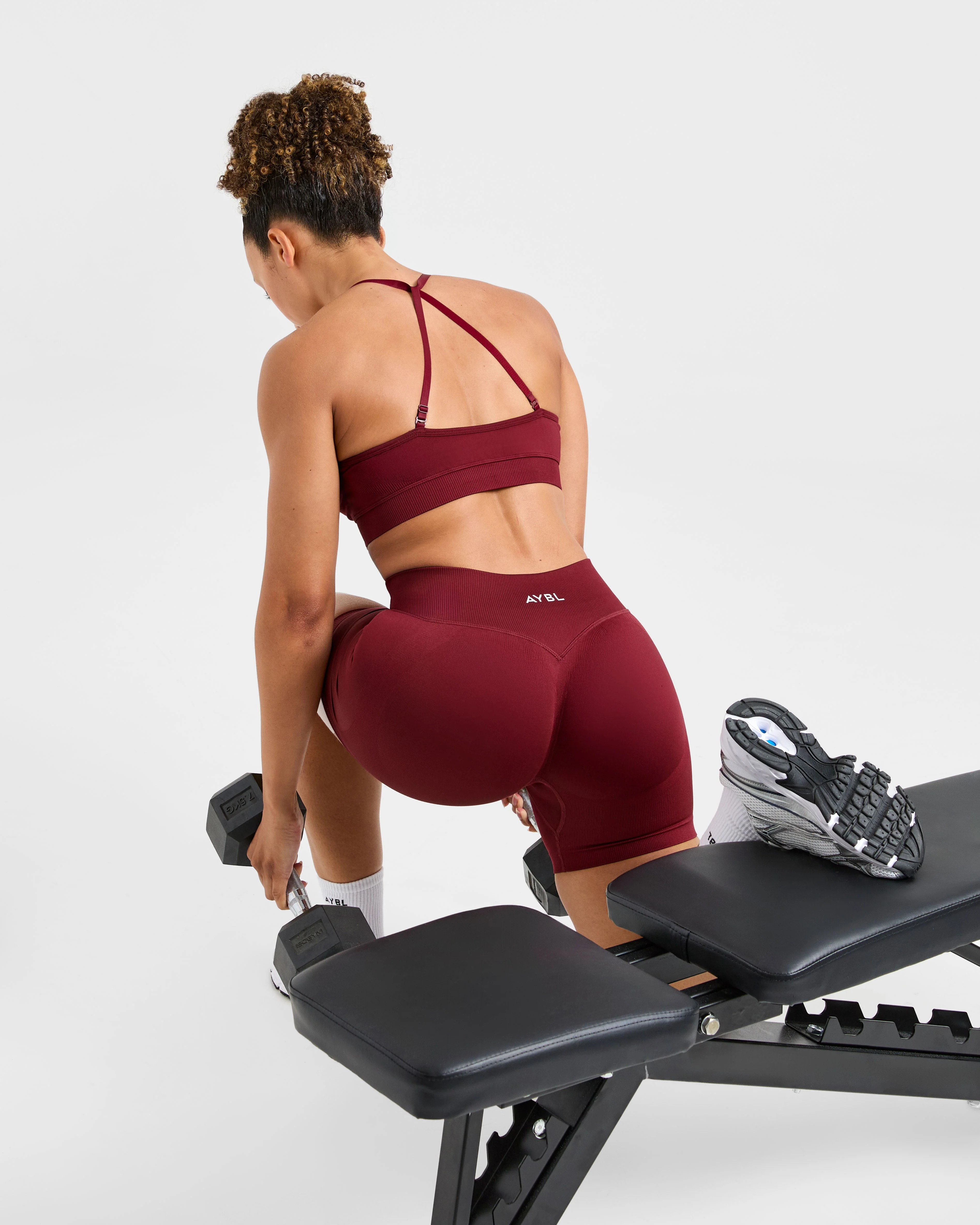 Adapt Seamless Sports Bra - Autumn Rouge - Image 8