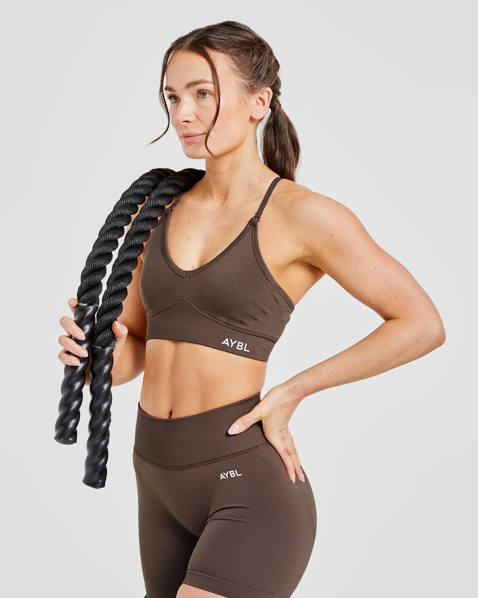Adapt Seamless Sports Bra - Brun - Image 7
