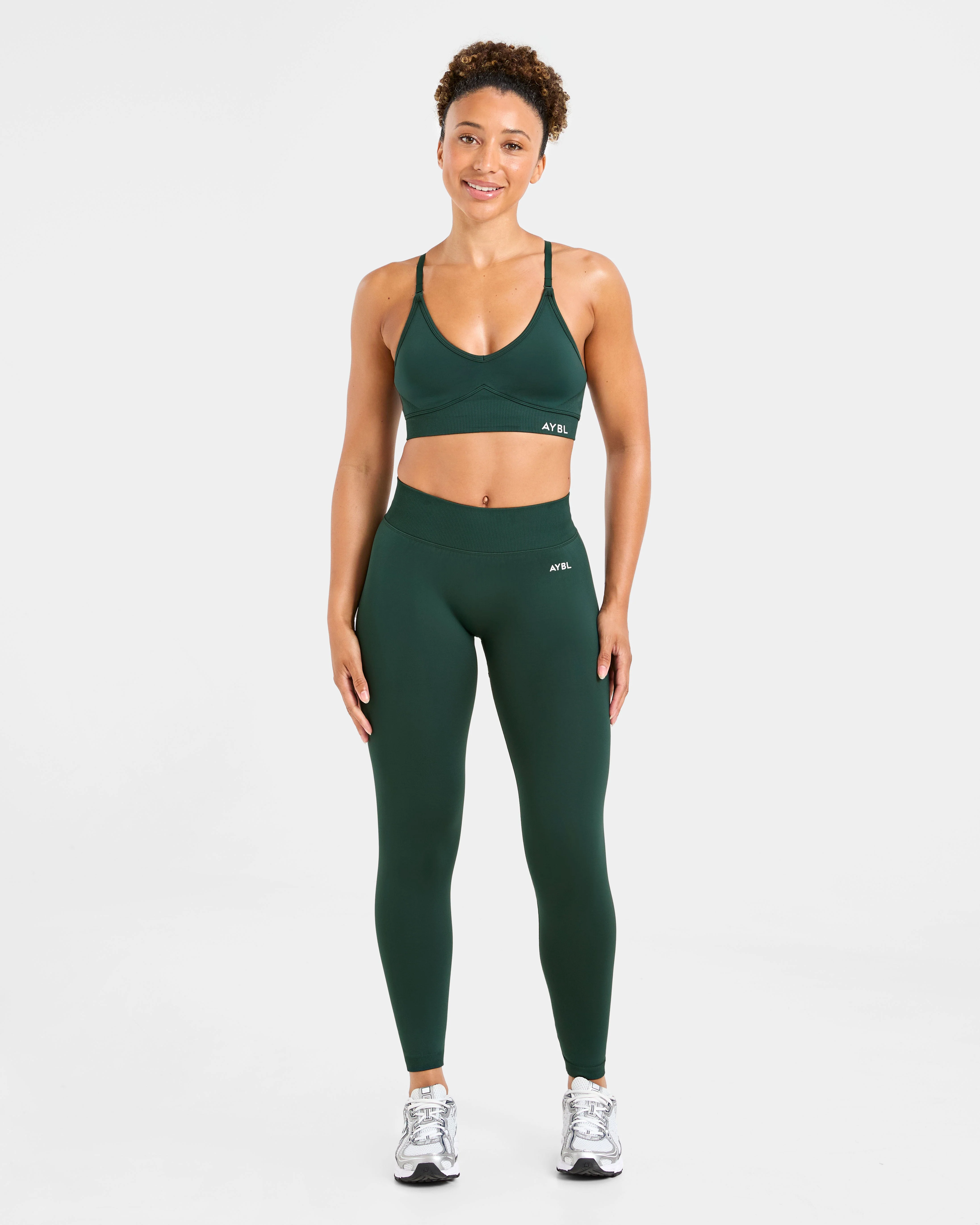Adapt Seamless Sports Bra - Deep Forest - Image 3