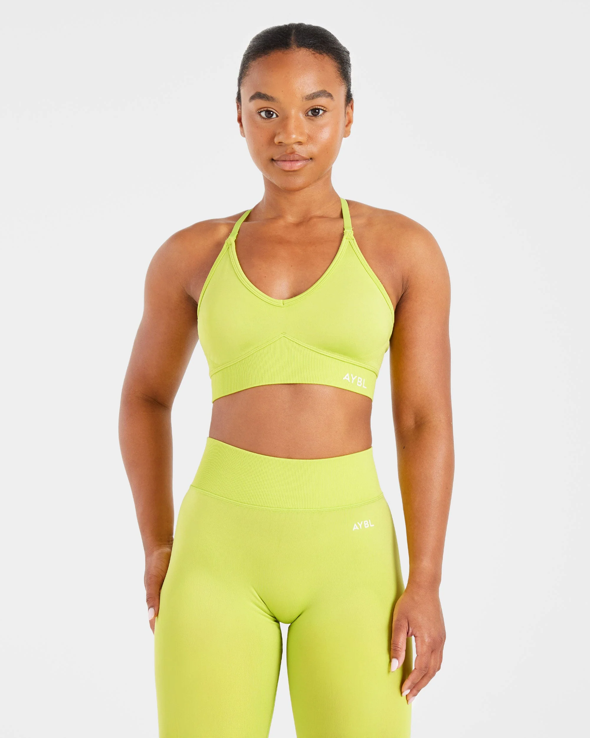 Adapt Seamless Sports Bra - Lime Vert