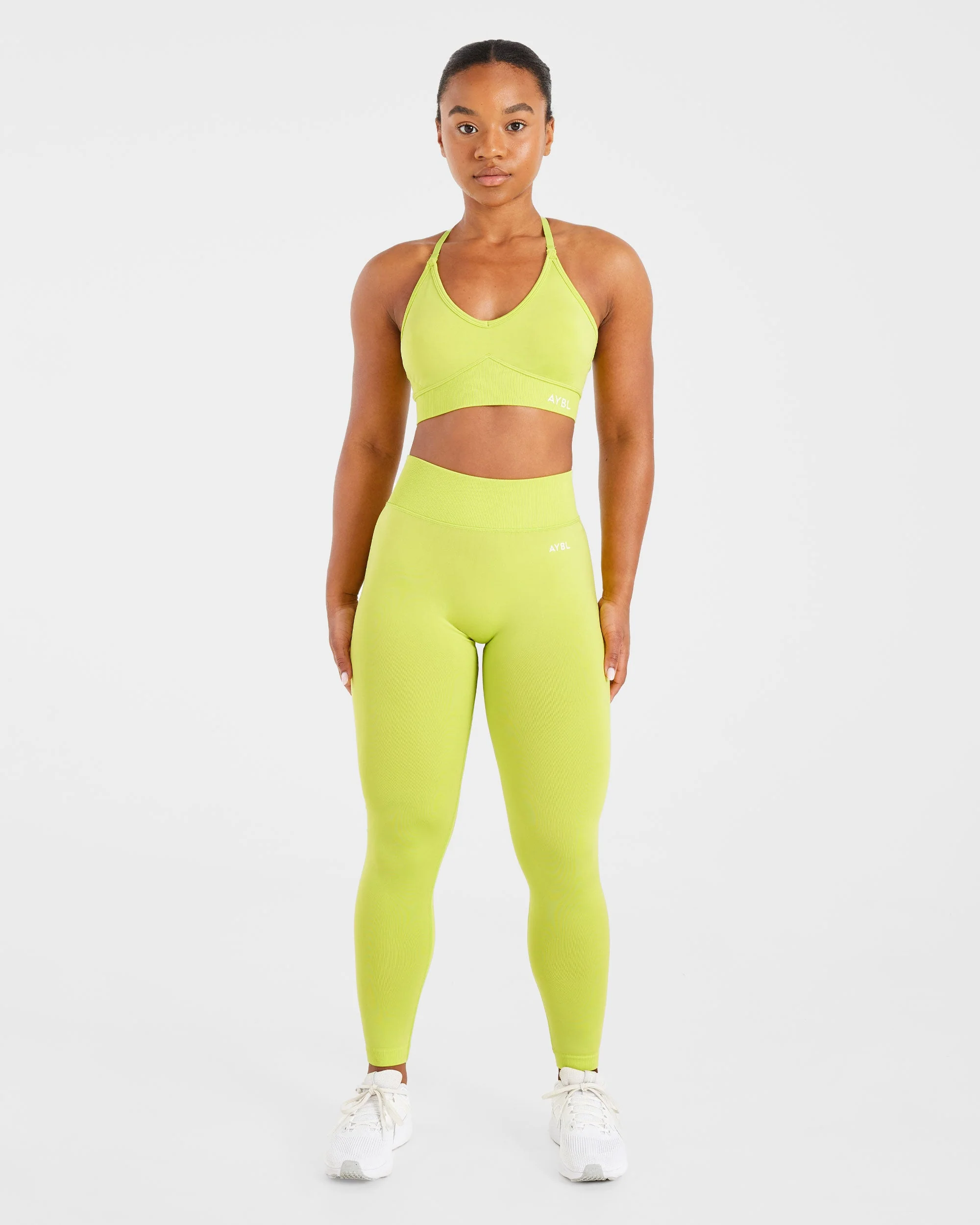 Adapt Seamless Sports Bra - Lime Vert - Image 3