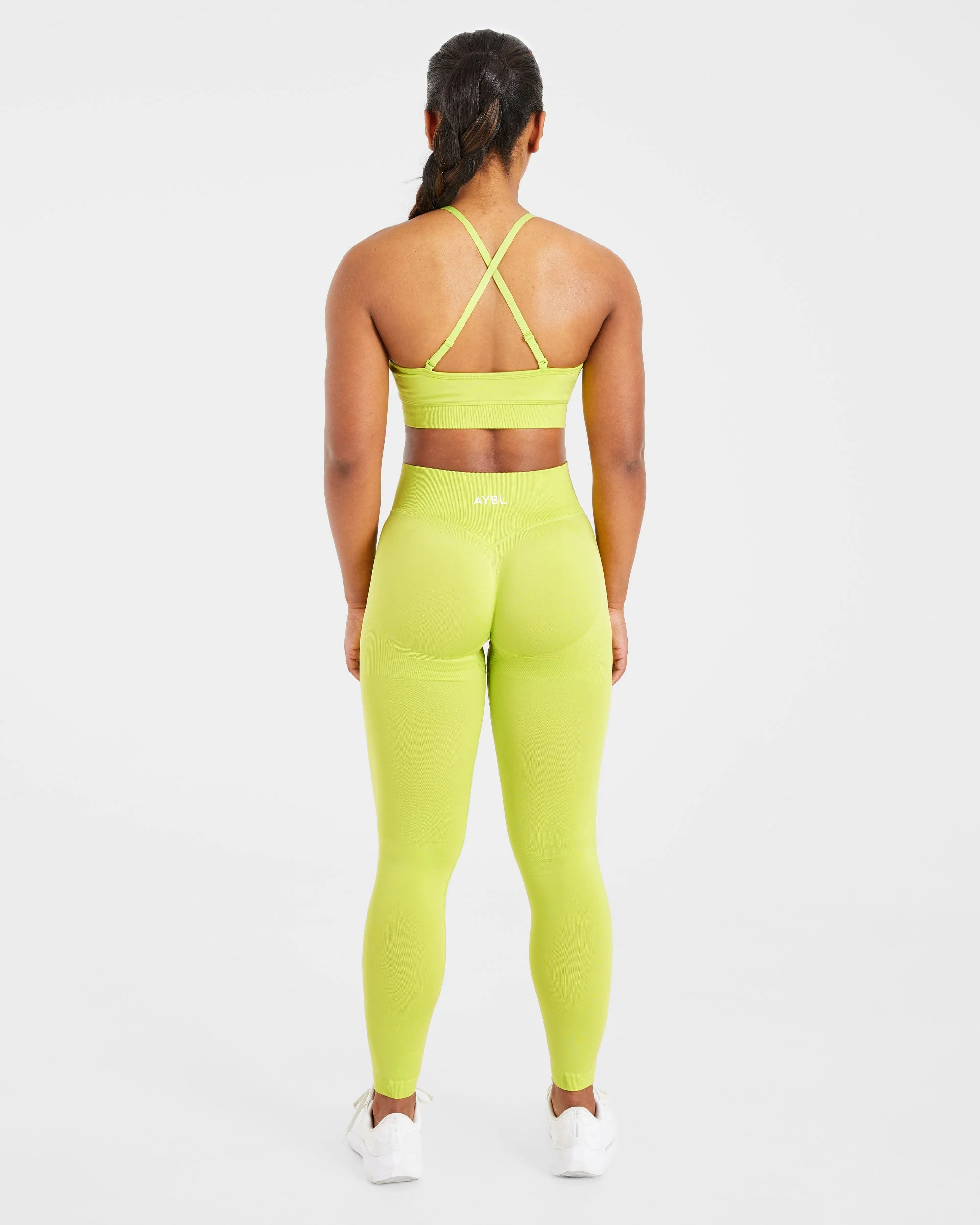 Adapt Seamless Sports Bra - Lime Vert - Image 4