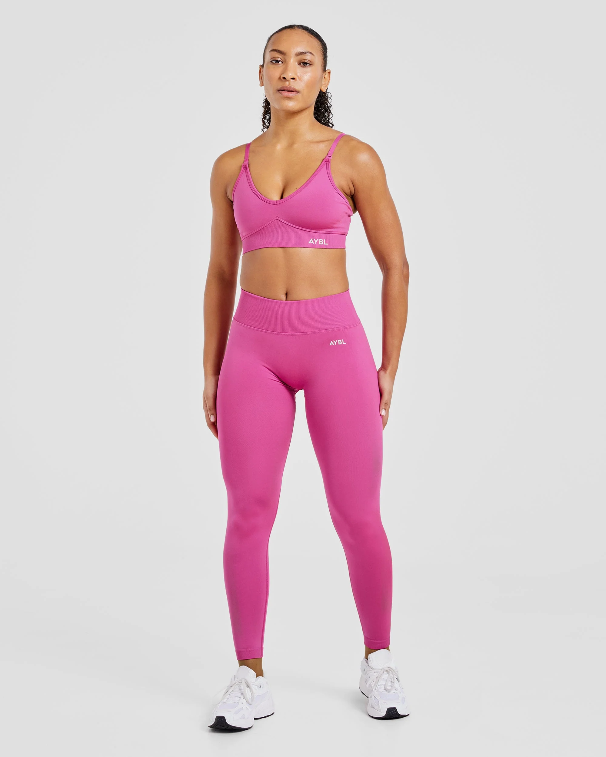 Adapt Seamless Sports Bra - Rose - Image 3