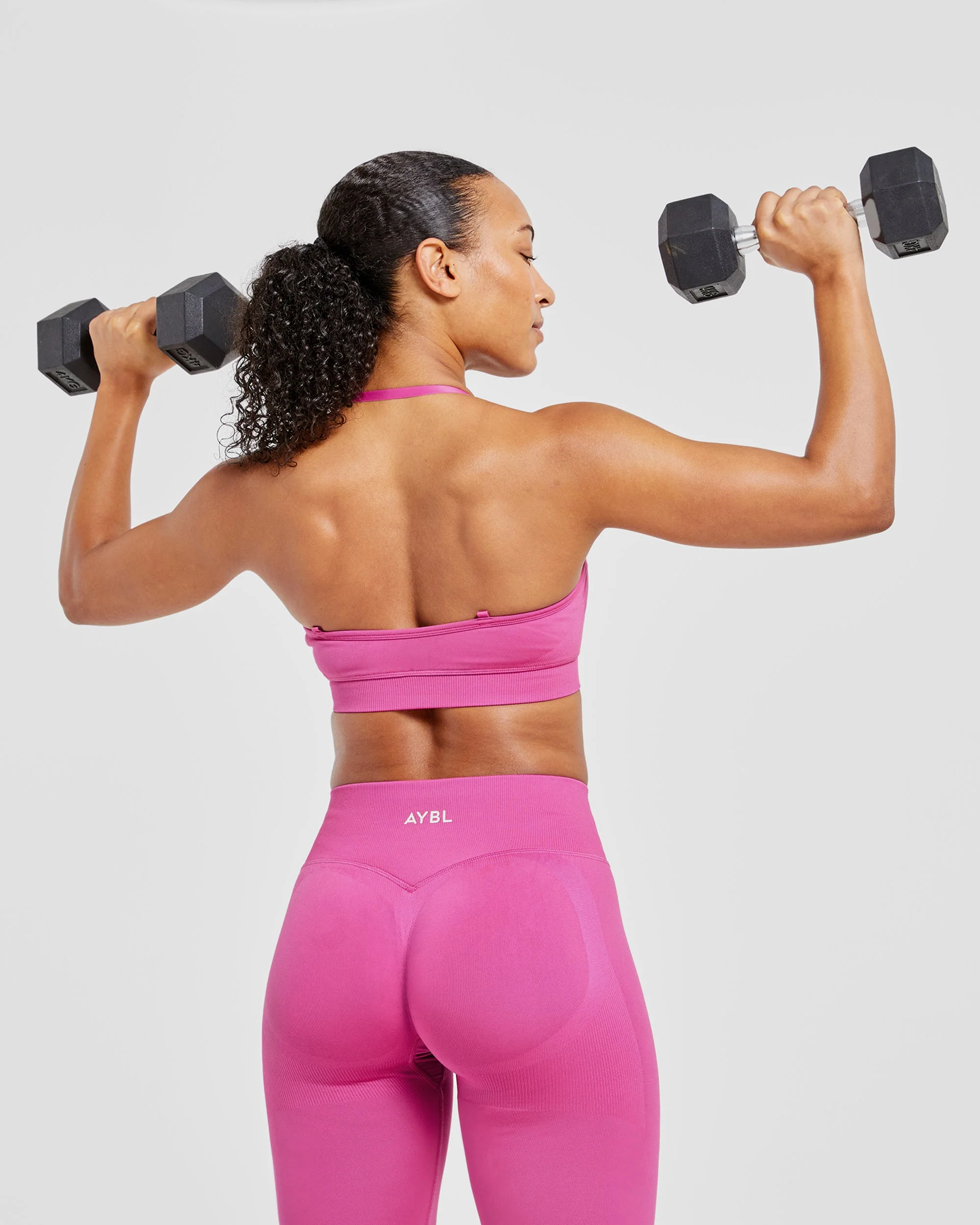 Adapt Seamless Sports Bra - Rose - Image 8