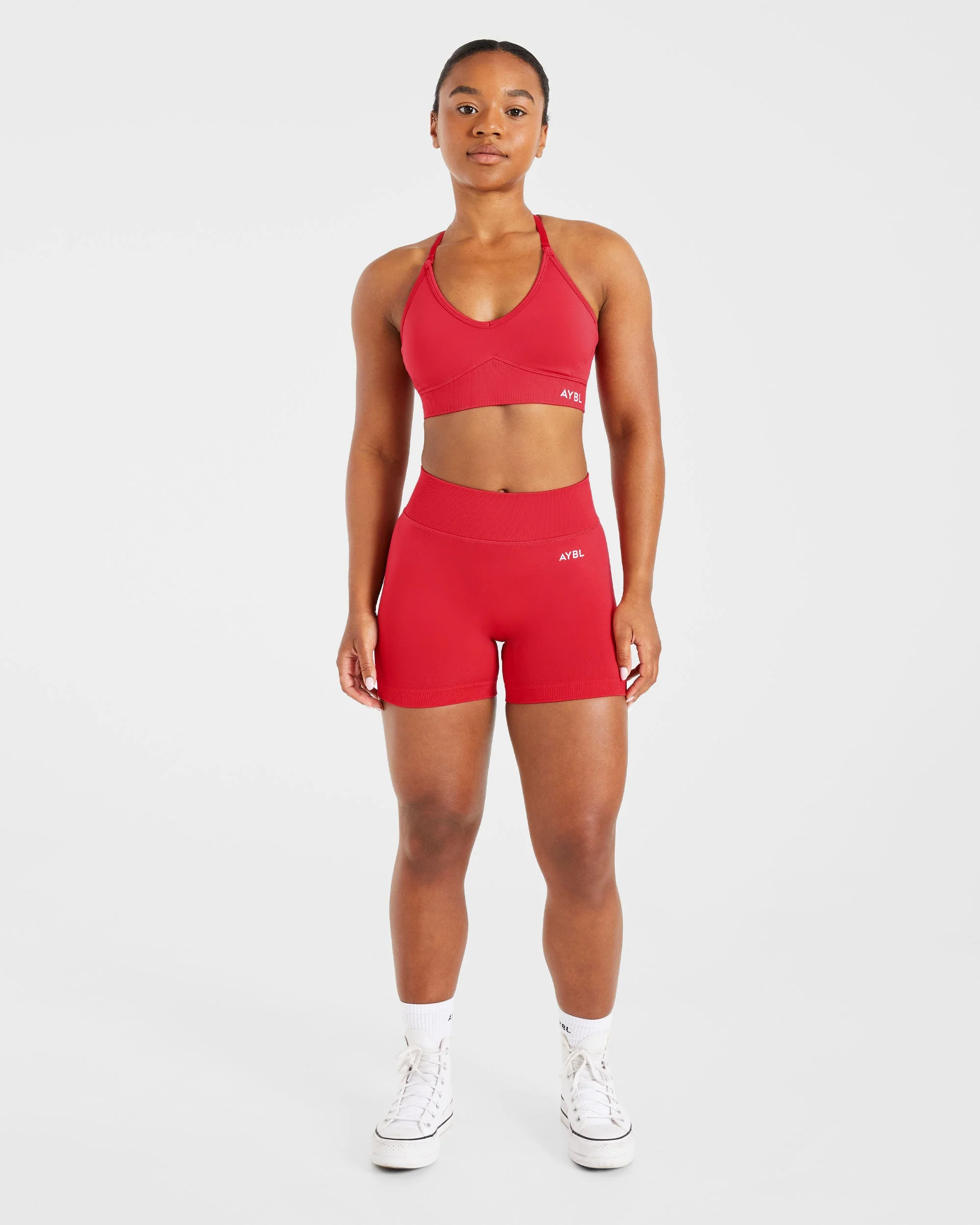 Adapt Seamless Sports Bra - Salsa Rouge - Image 3