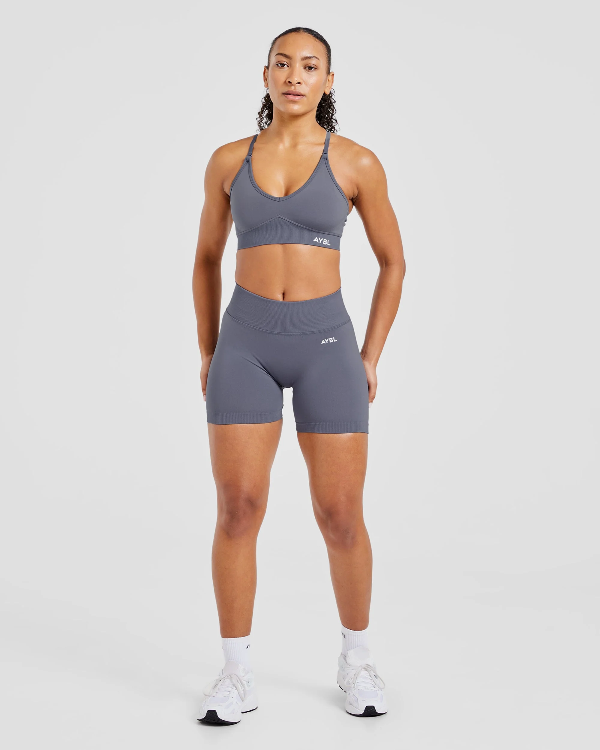 Adapt Seamless Sports Bra - Slate - Image 3