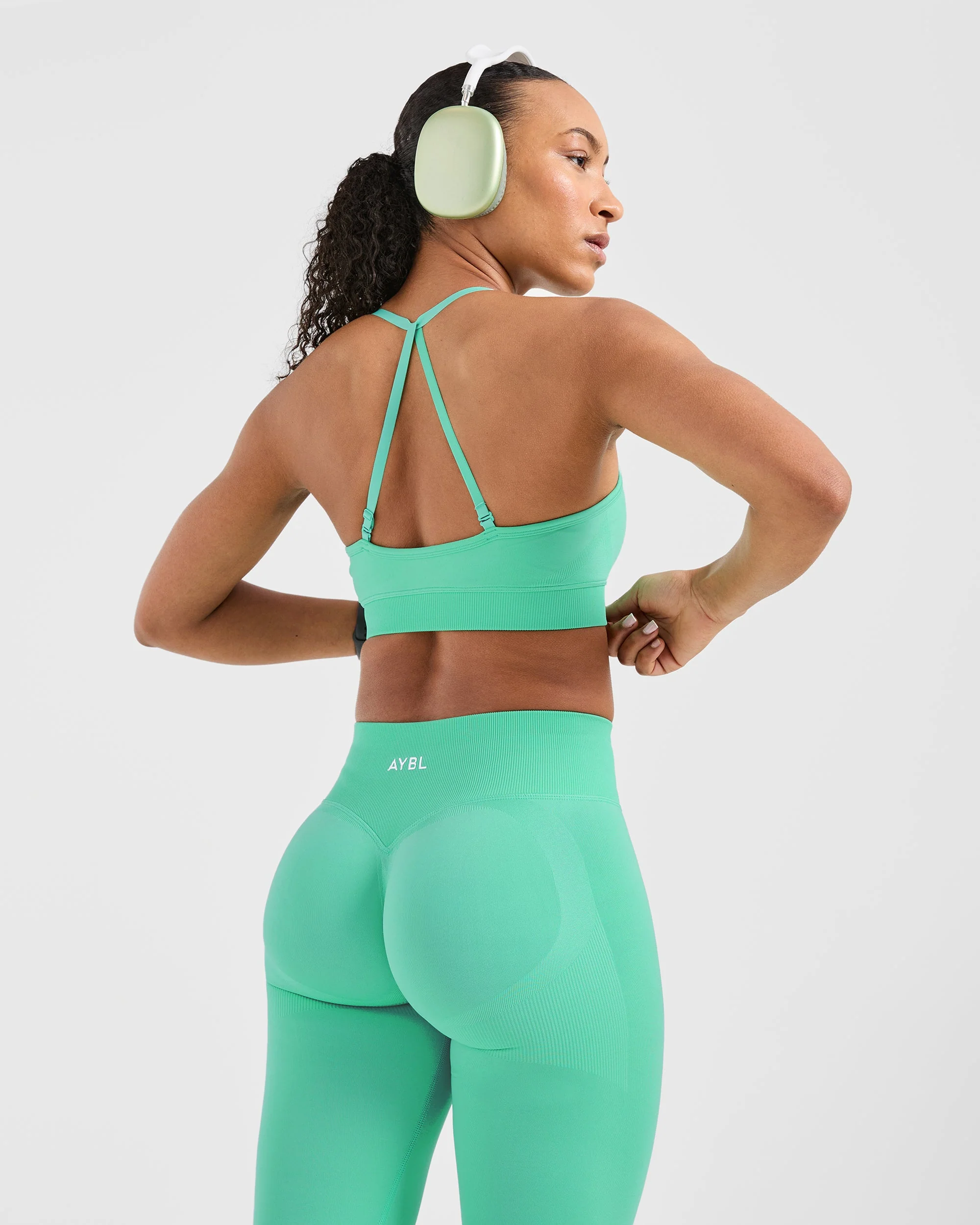 Adapt Seamless Sports Bra - Spring Mint - Image 7