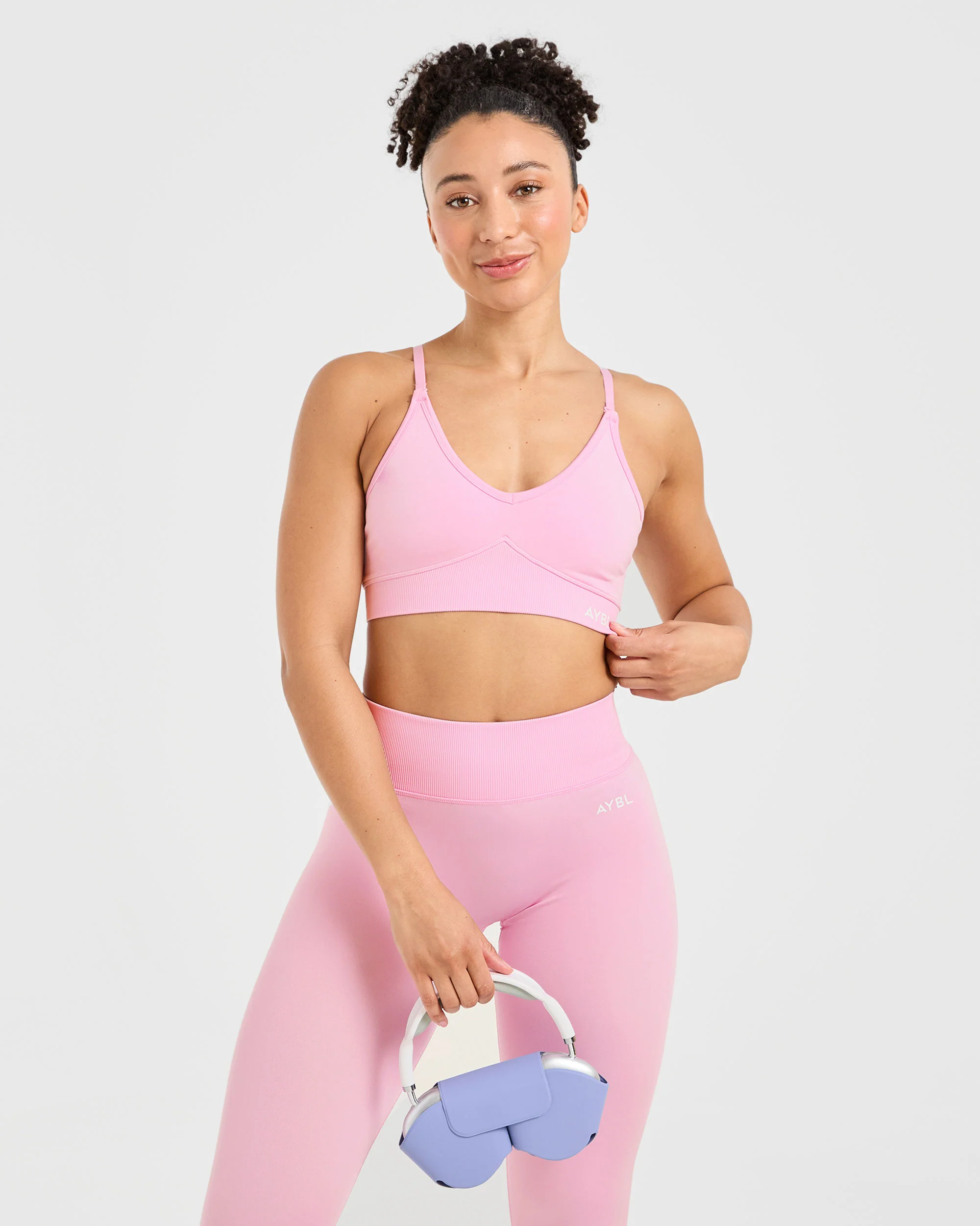 Adapt Seamless Sports Bra - Spring Rose - Image 7