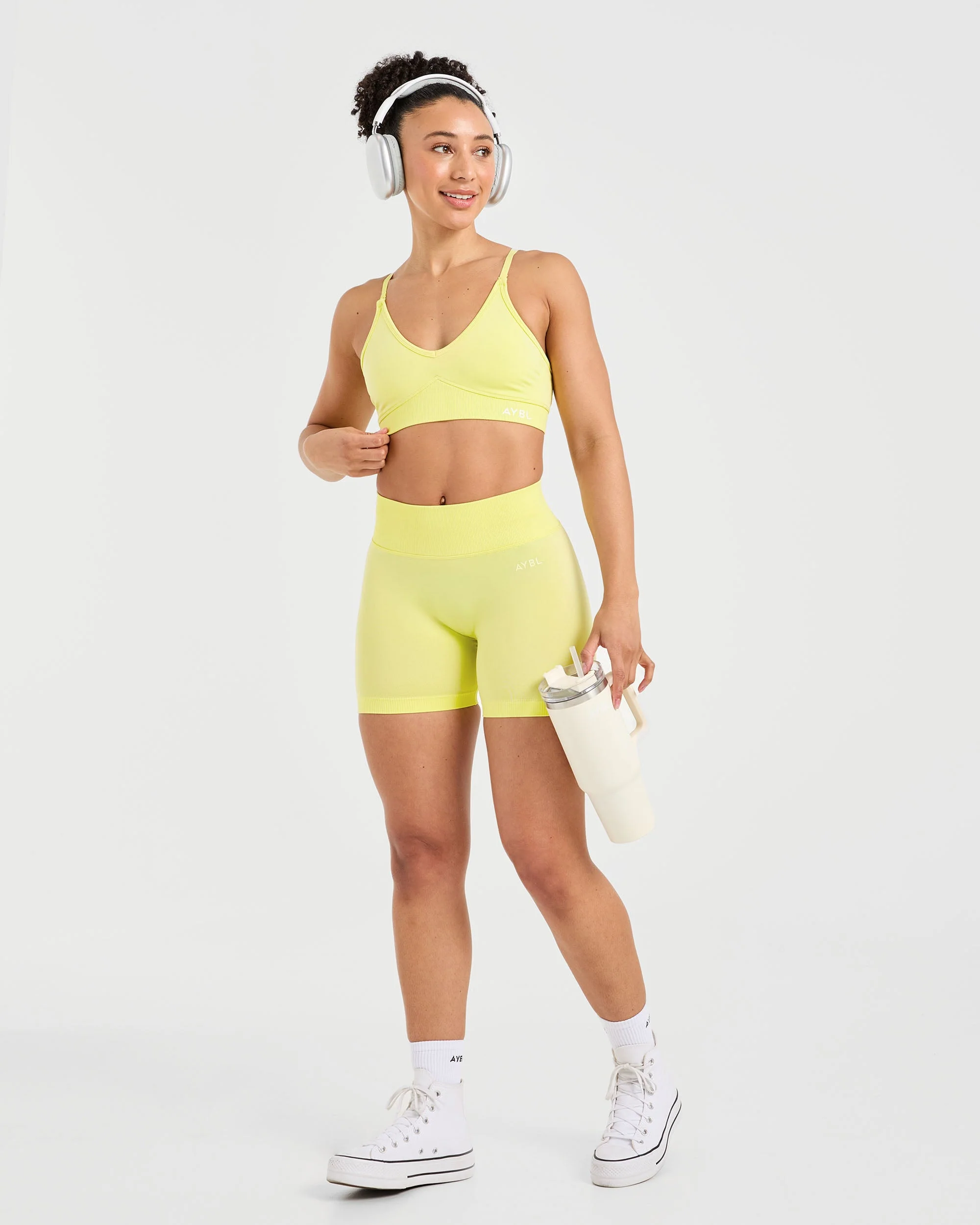 Adapt Seamless Sports Bra - Spring Jaune - Image 8