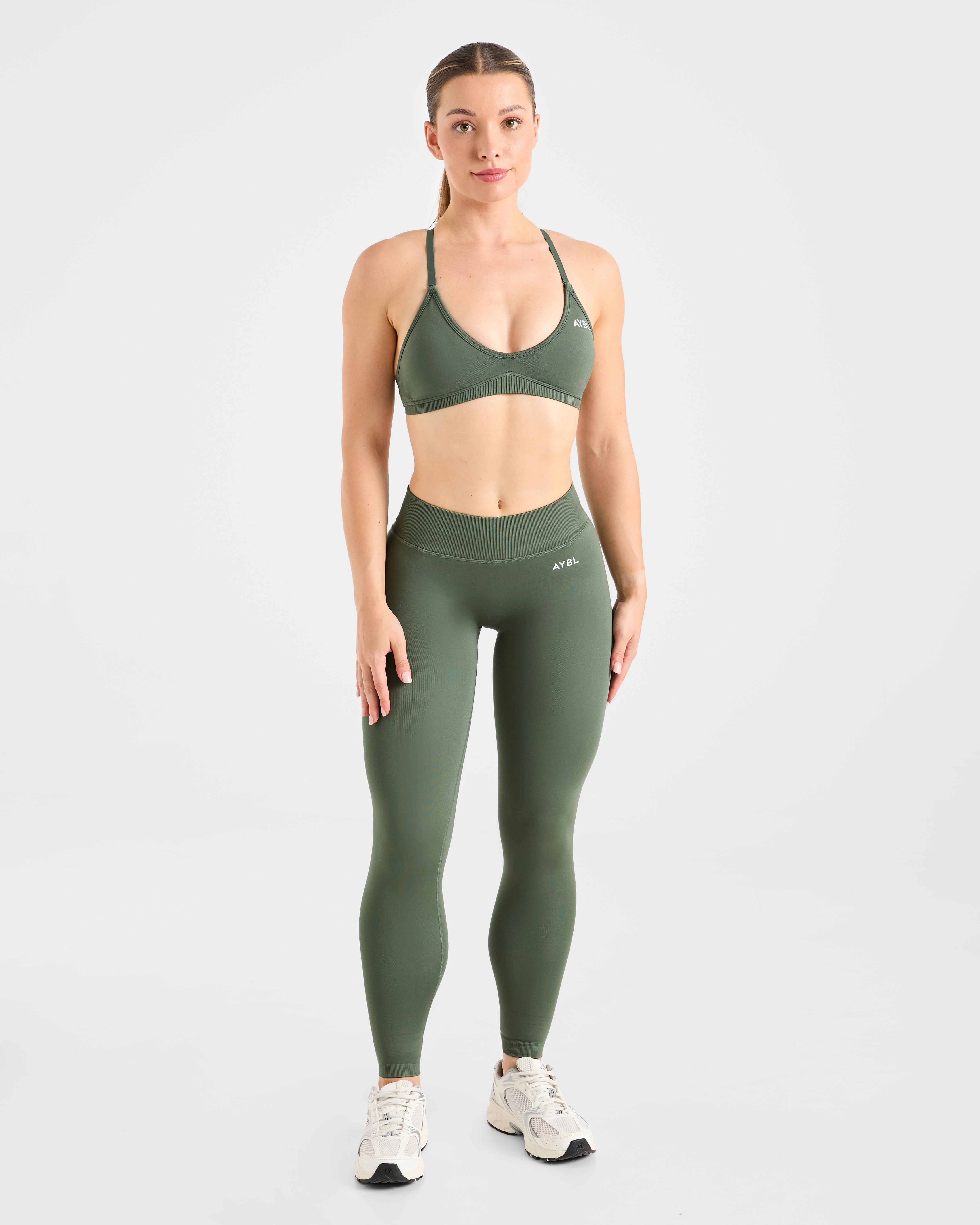 Adapt Seamless Strappy Sports Bra - Vert - Image 3