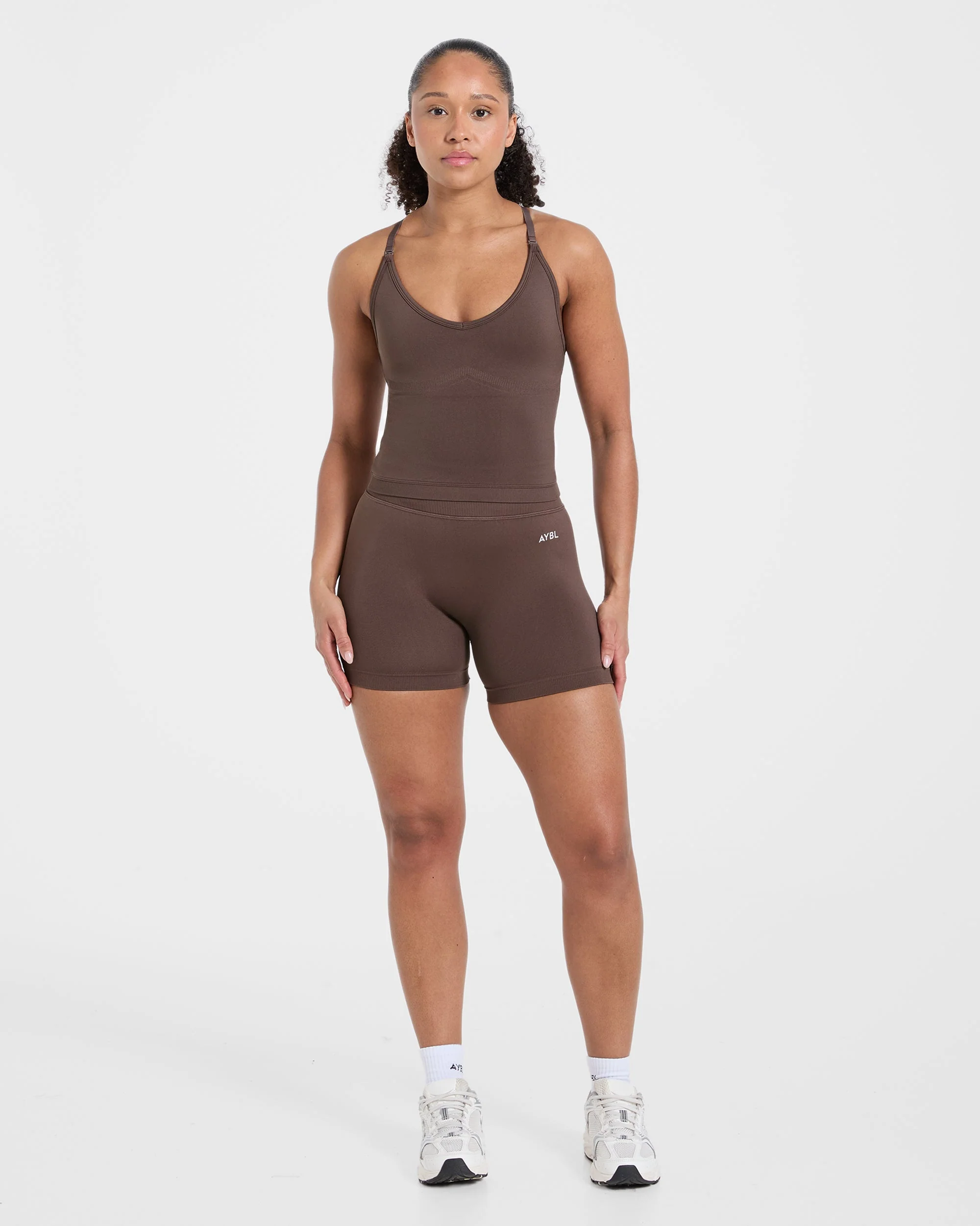 Adapt Seamless Tank Top - Marron - Image 3