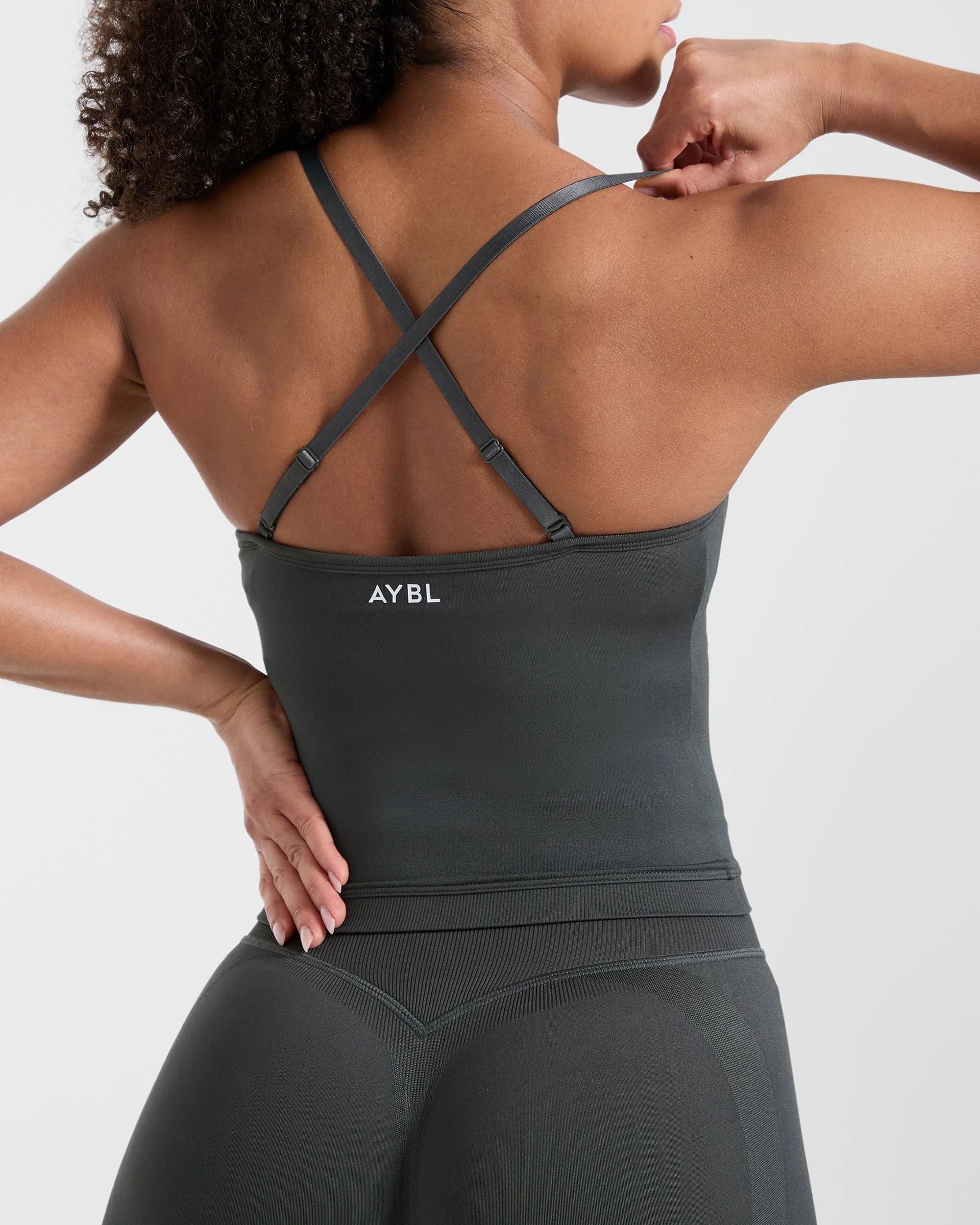 Adapt Seamless Tank Top - Dark Charcoal - Image 5