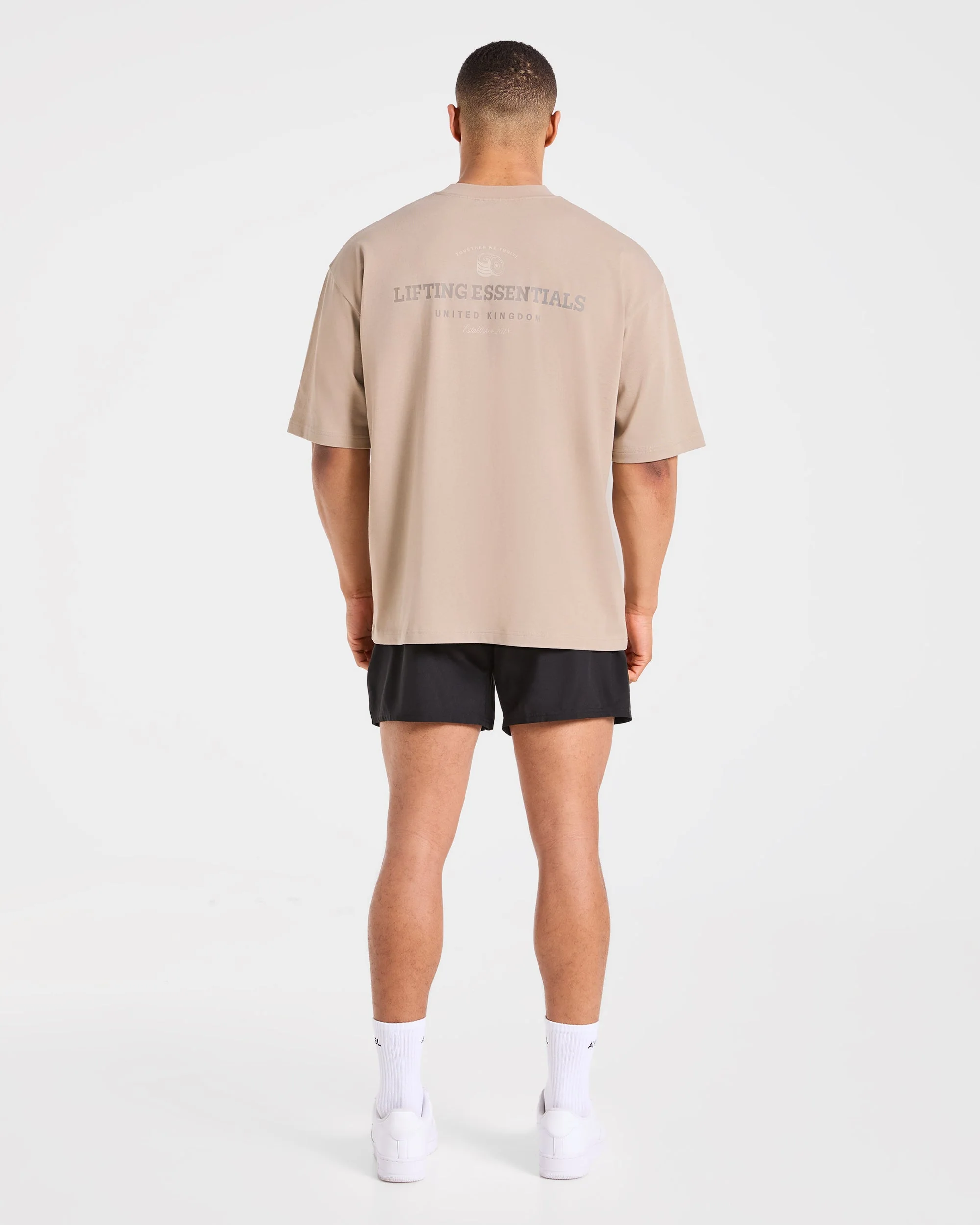 Apex Lifting Essentials Oversized T Shirt - Deep Fog - Image 4
