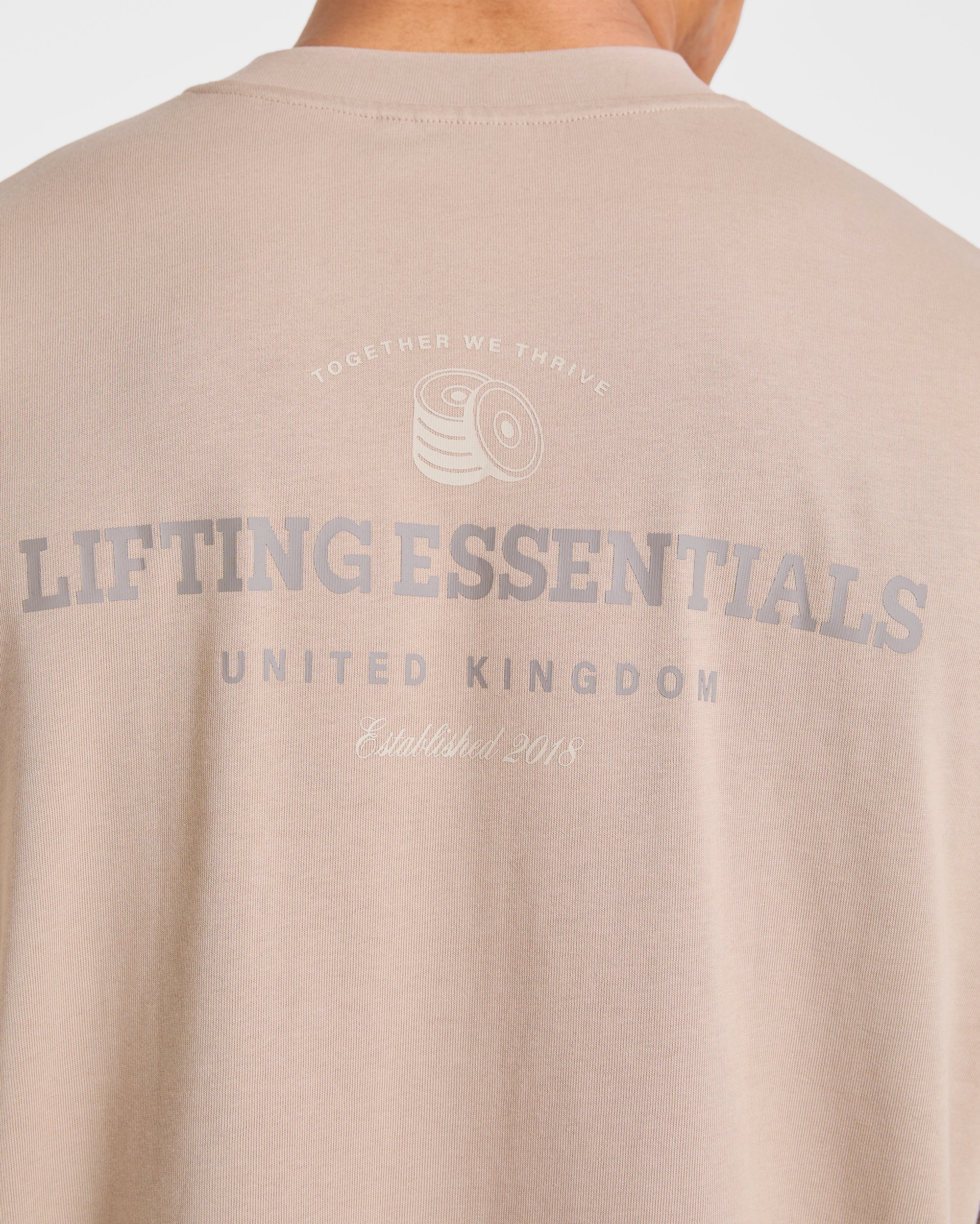 Apex Lifting Essentials Oversized T Shirt - Deep Fog - Image 5