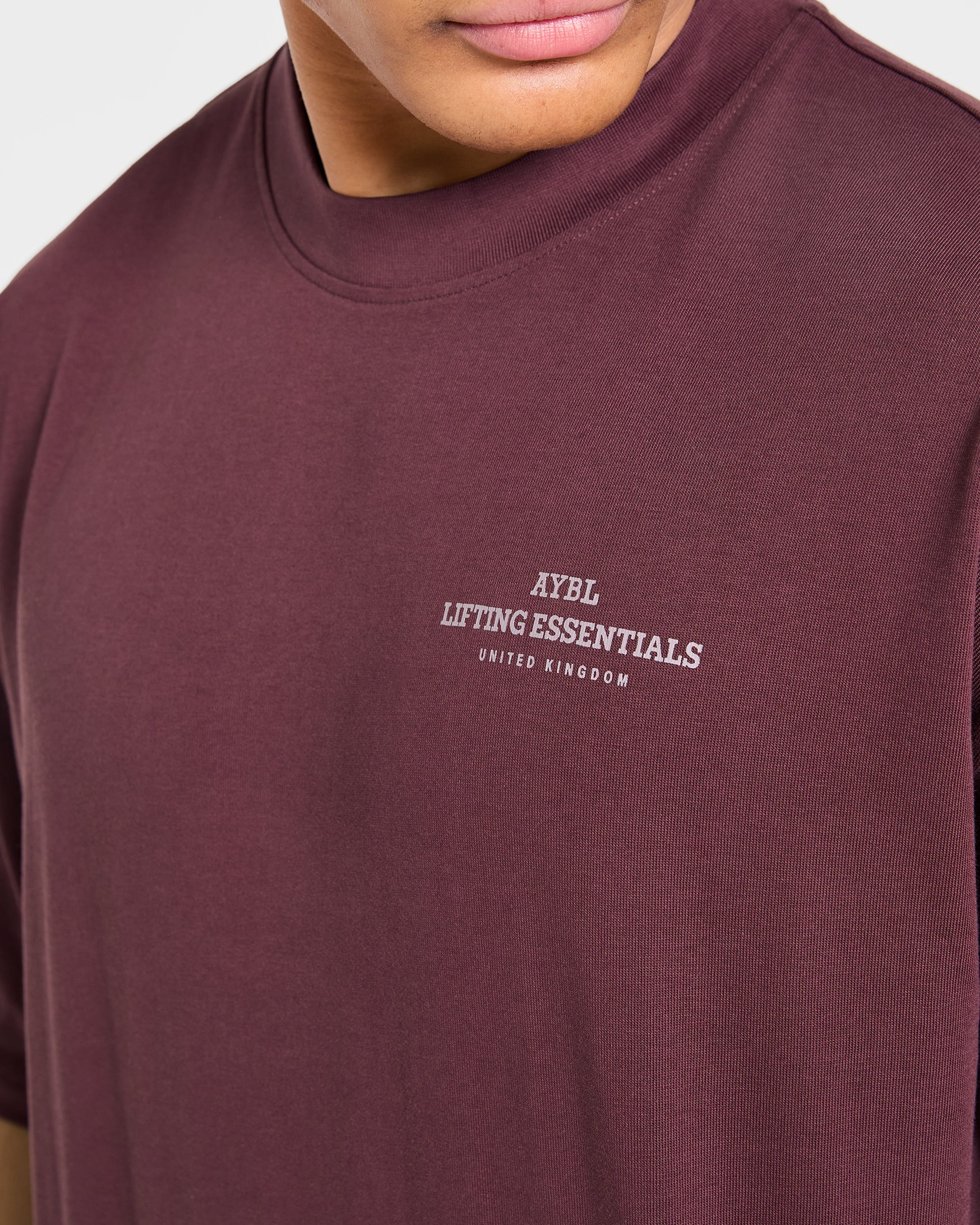 Apex Lifting Essentials Oversized T Shirt - Plum - Image 5