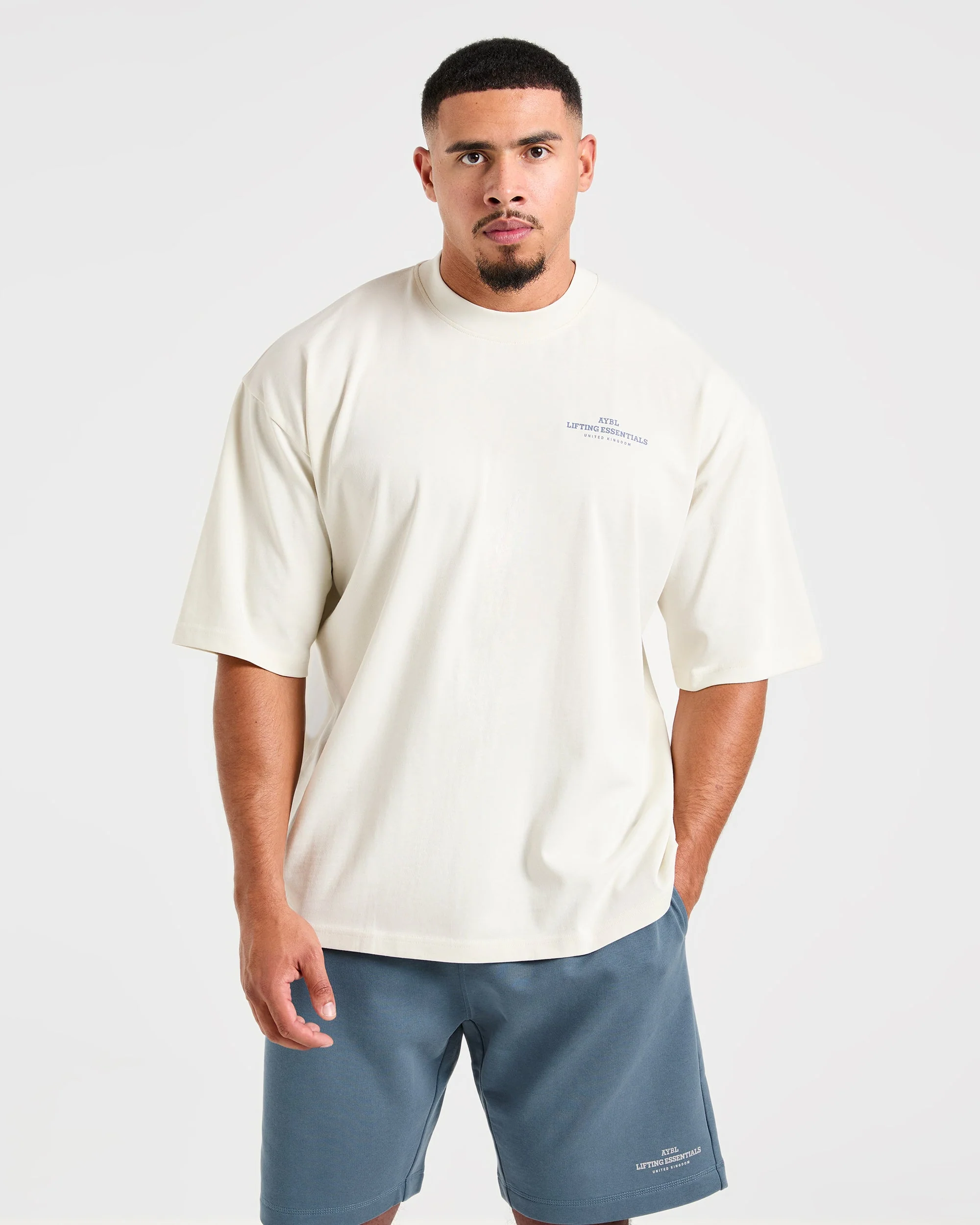 Apex Lifting Essentials Oversized T Shirt - Blanc - Image 2
