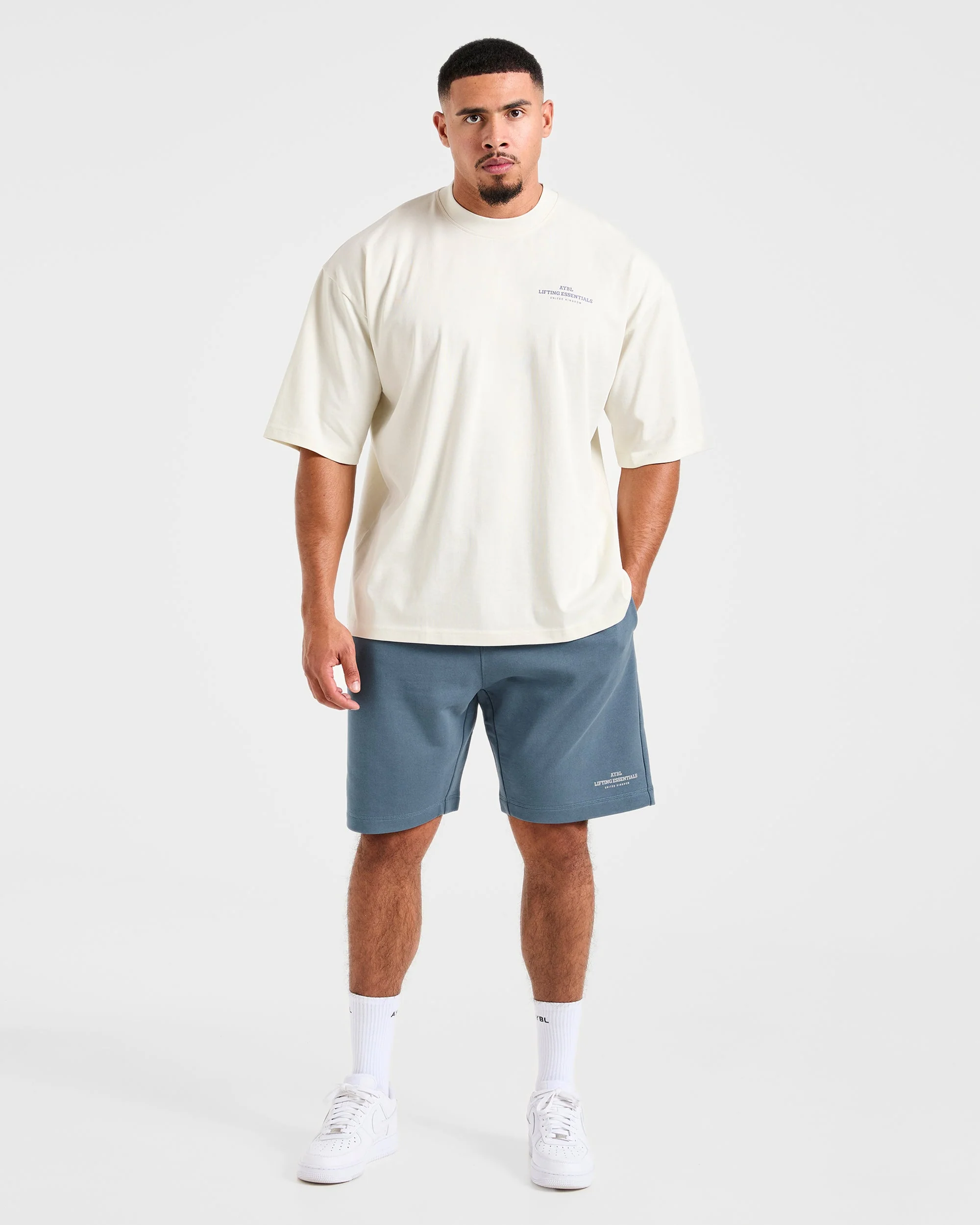 Apex Lifting Essentials Oversized T Shirt - Blanc - Image 3